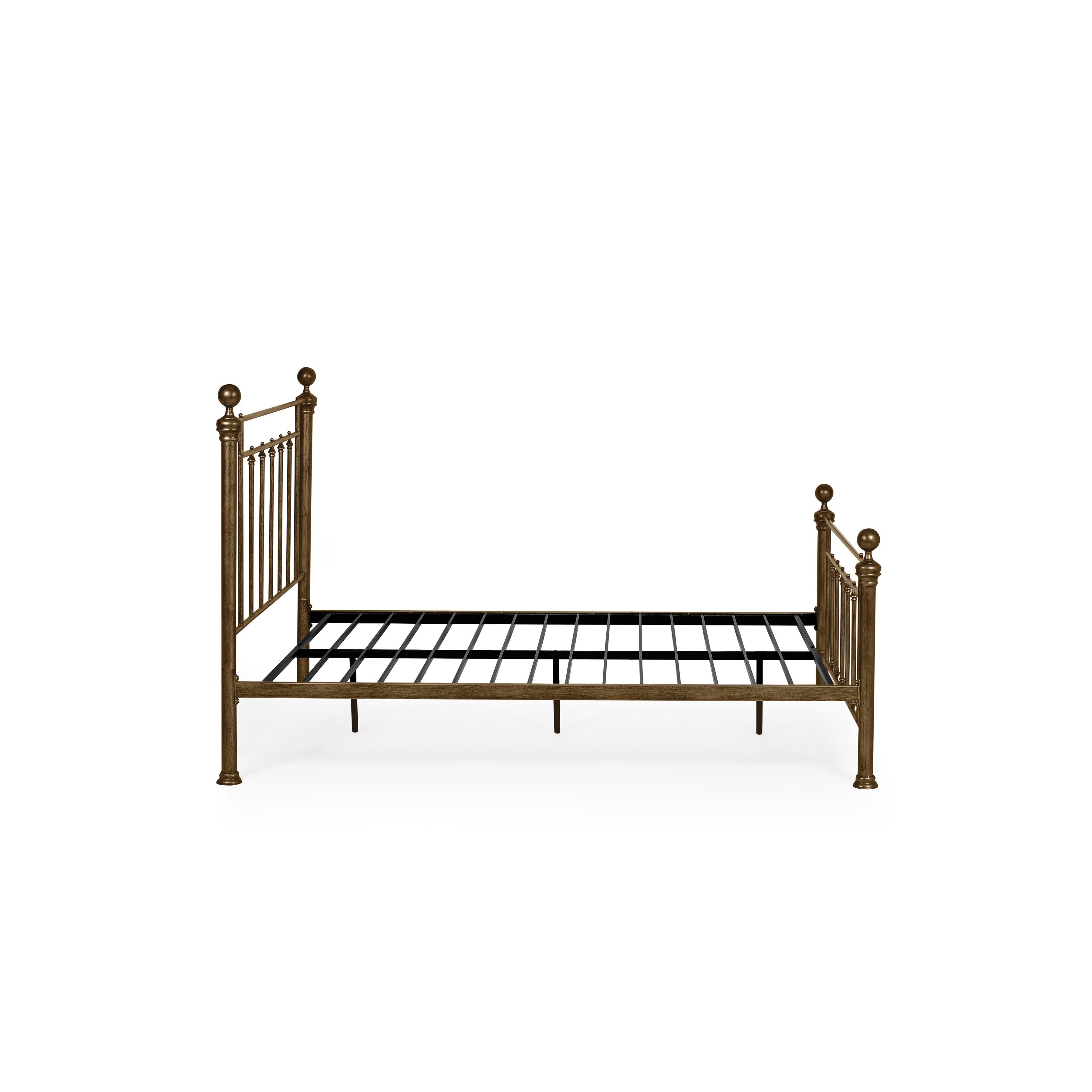 Aurealia Brass Effect Metal King Bed 150cm AUR102