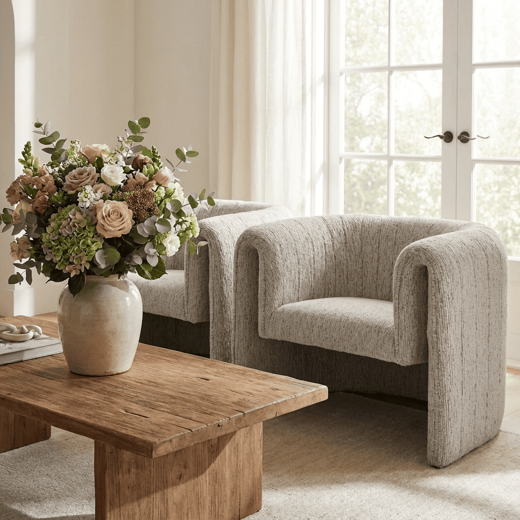 Avia Mist Armchair Fabric 24489 - Havenheim Furniture