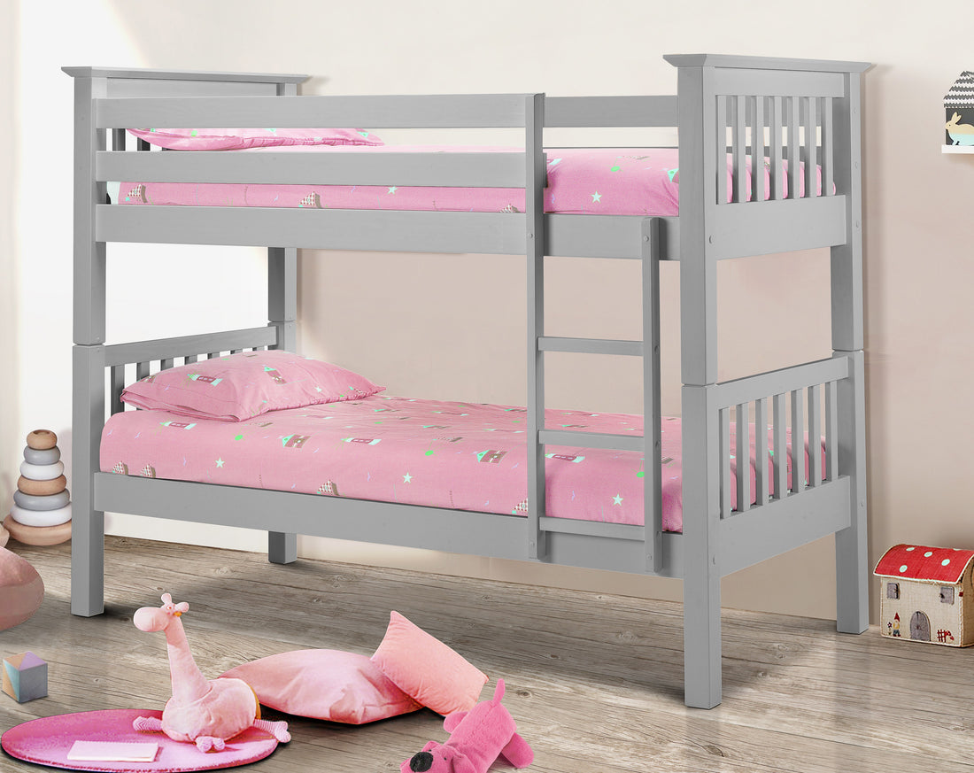 Barcelona Bunk Dove Grey BAR029 - Havenheim Furniture