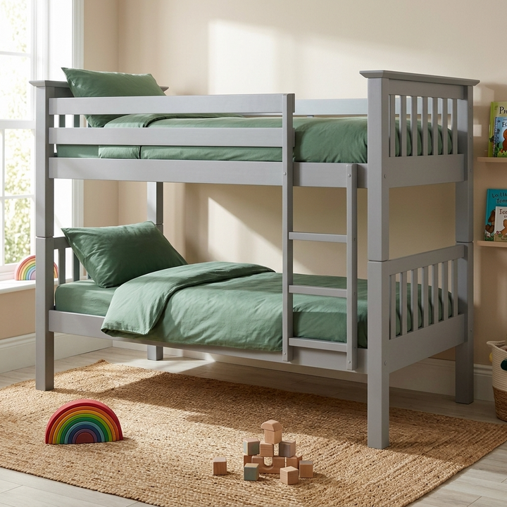 Barcelona Bunk Dove Grey BAR029