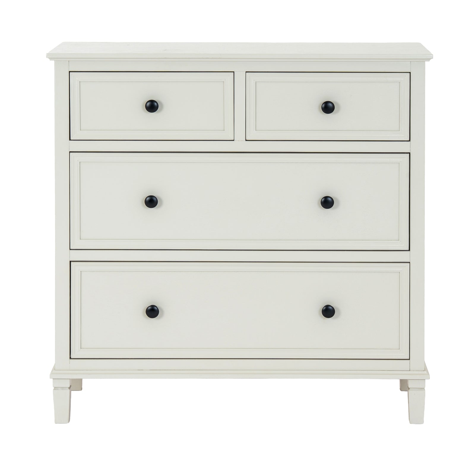 Belmont Collection 4 Drawer Chest White 24342