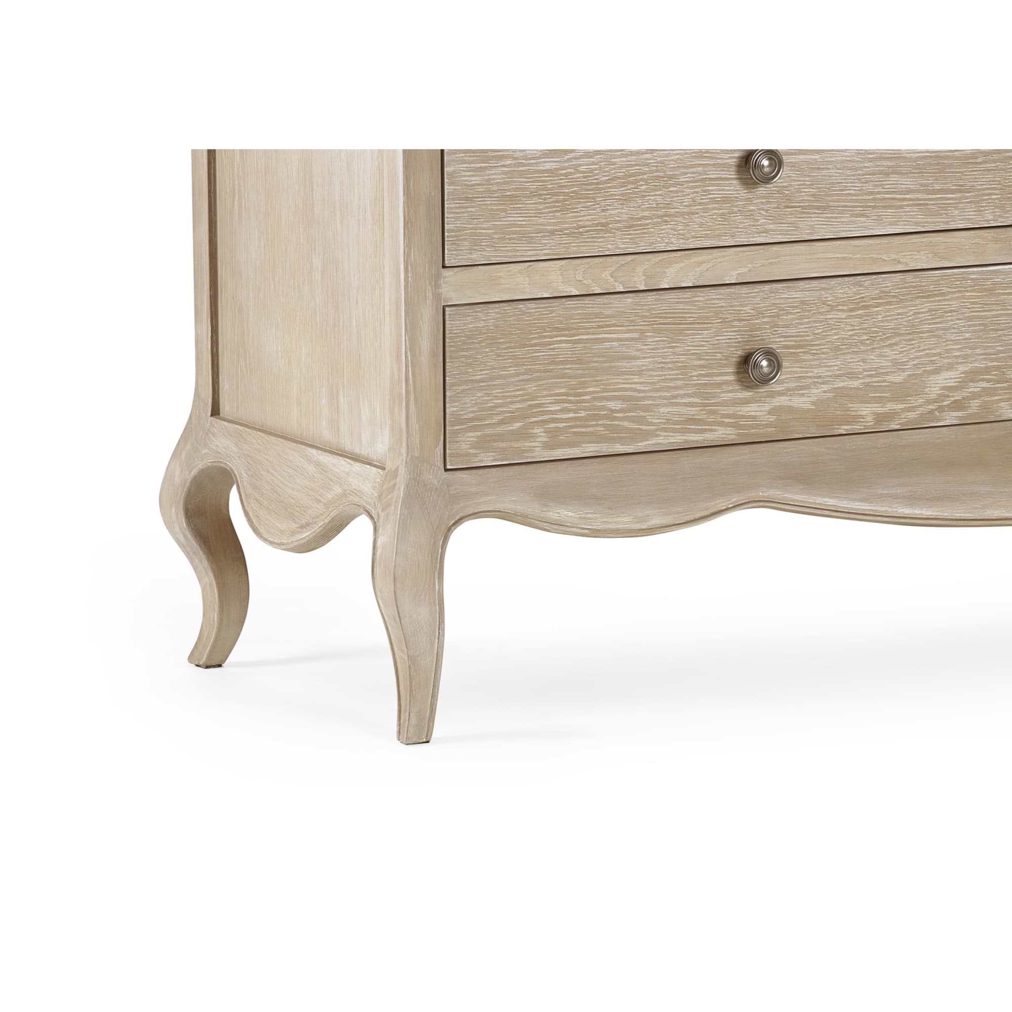 Camille 6 Drawer Wide Chest Limed Oak CAM403 - Havenheim Furniture