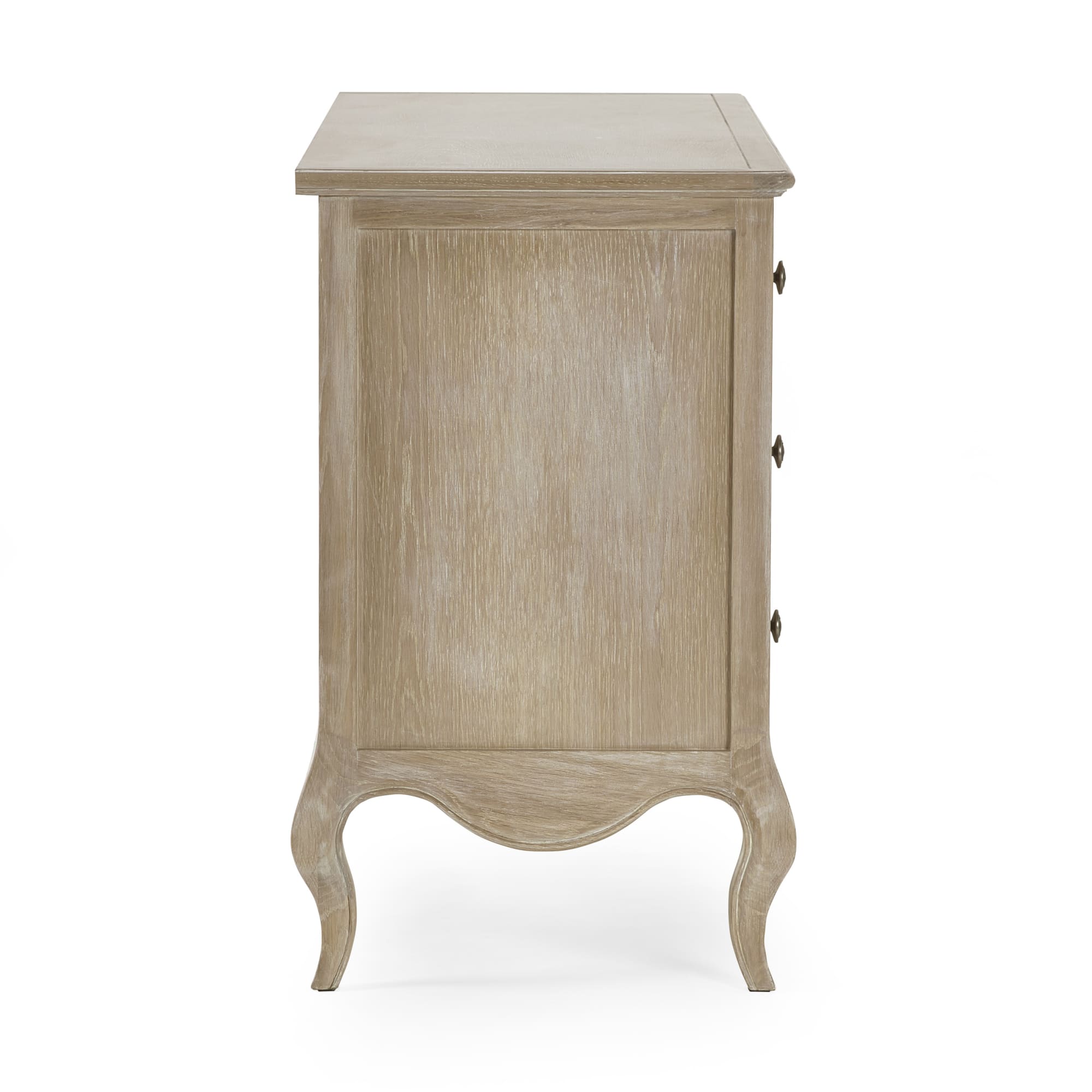 Camille 6 Drawer Wide Chest Limed Oak CAM403 - Havenheim Furniture