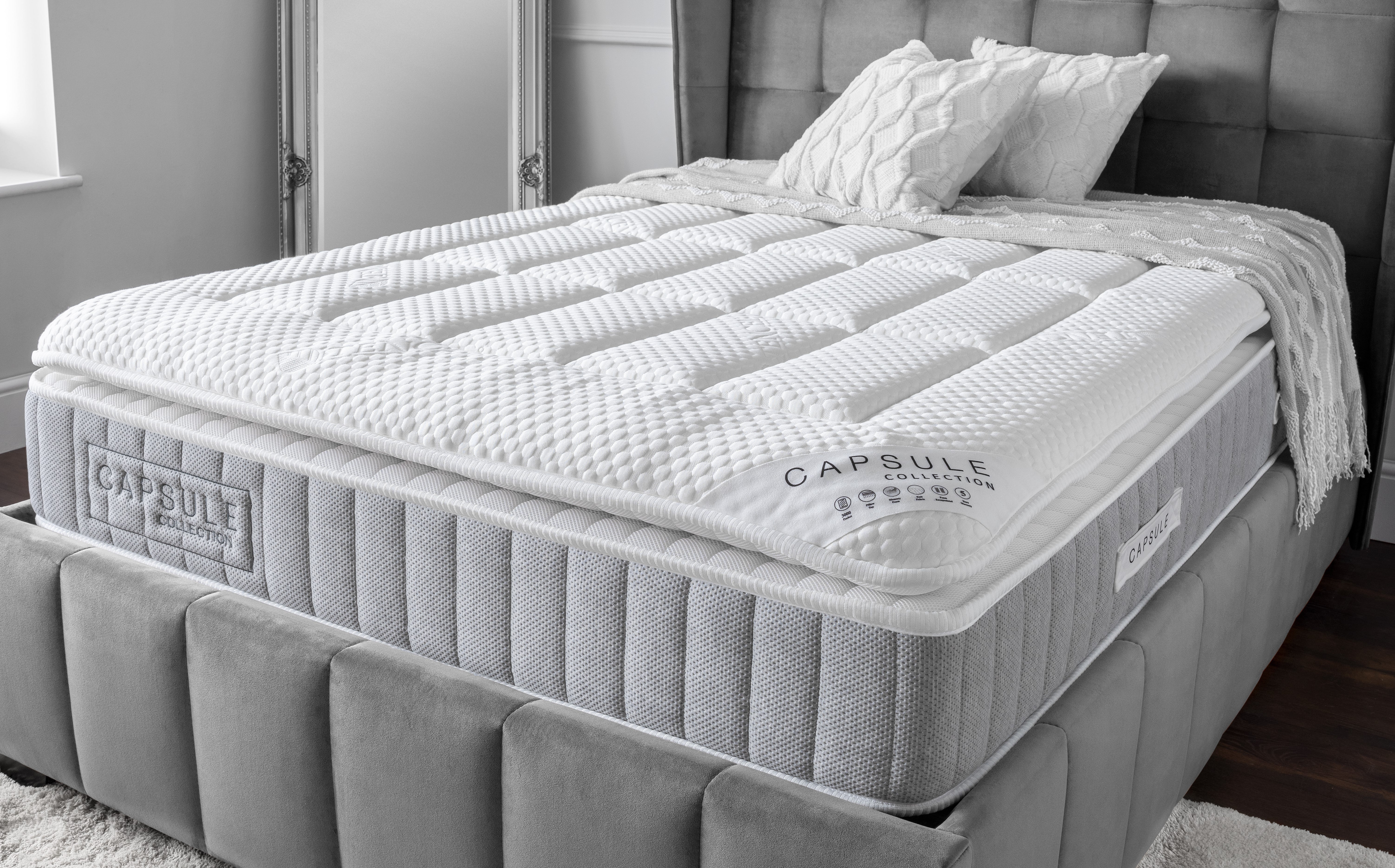 Capsule 3000 Pillow Top Mattress 150cm King - White MAT077 - Havenheim Furniture
