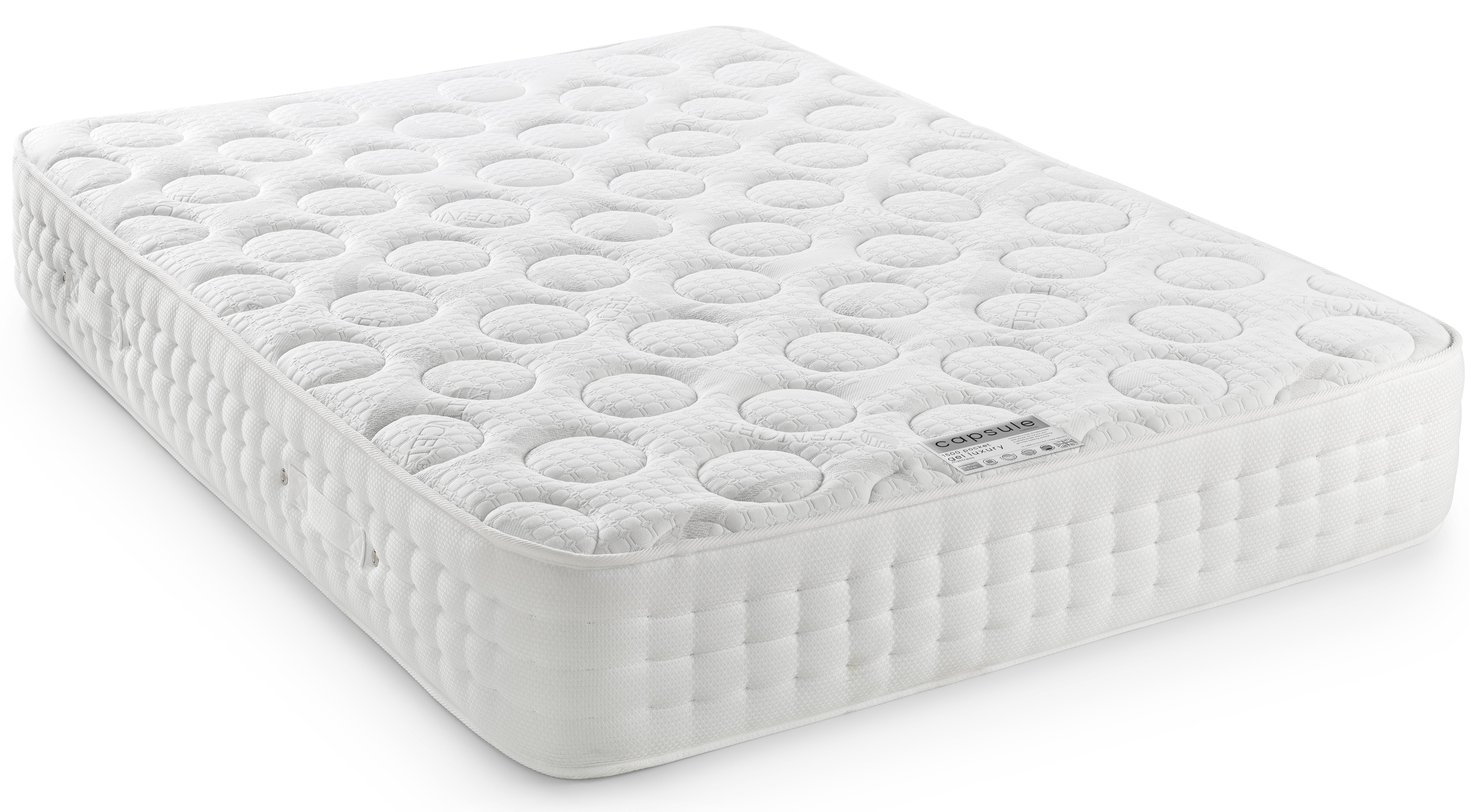 Capsule Gel Luxury Mattress 150cm King - White MAT067 - Havenheim Furniture