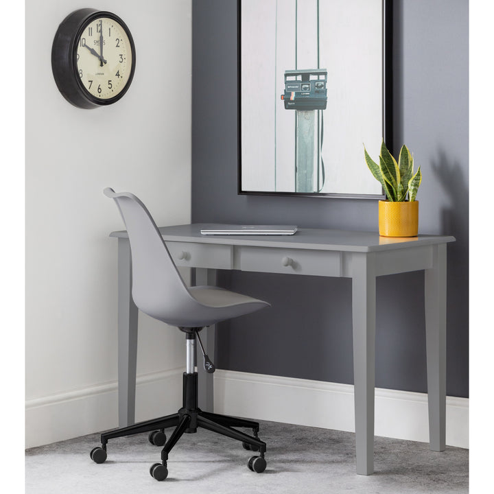 Carrington Grey Desk CAR204 - Havenheim Furniture