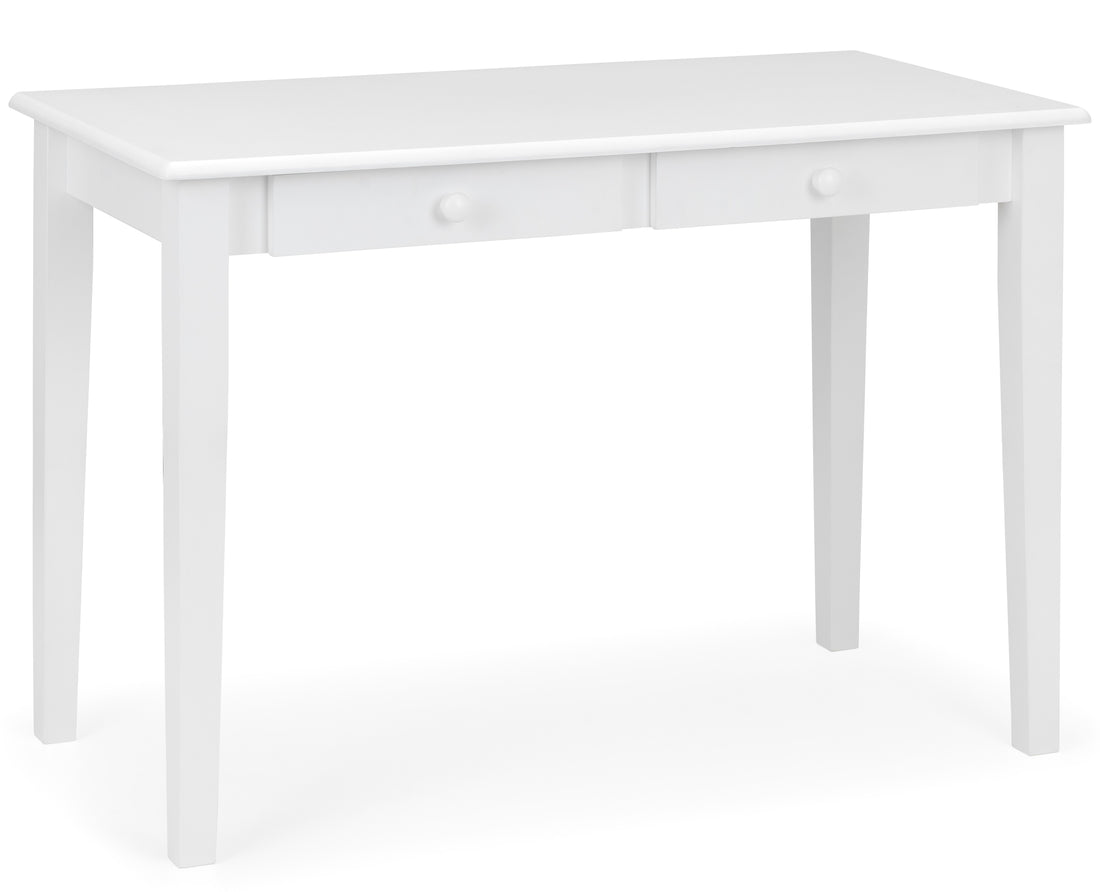 Carrington White  Desk CAR201 - Havenheim Furniture