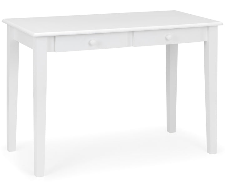 Carrington White  Desk CAR201 - Havenheim Furniture