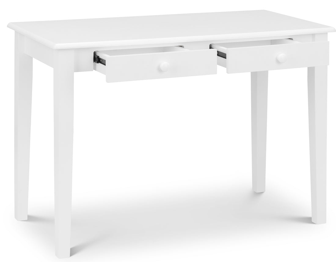 Carrington White  Desk CAR201 - Havenheim Furniture