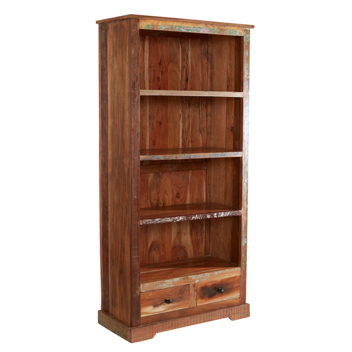 Coastal Large Bookcase Solid Wood CS18 - Havenheim Furniture