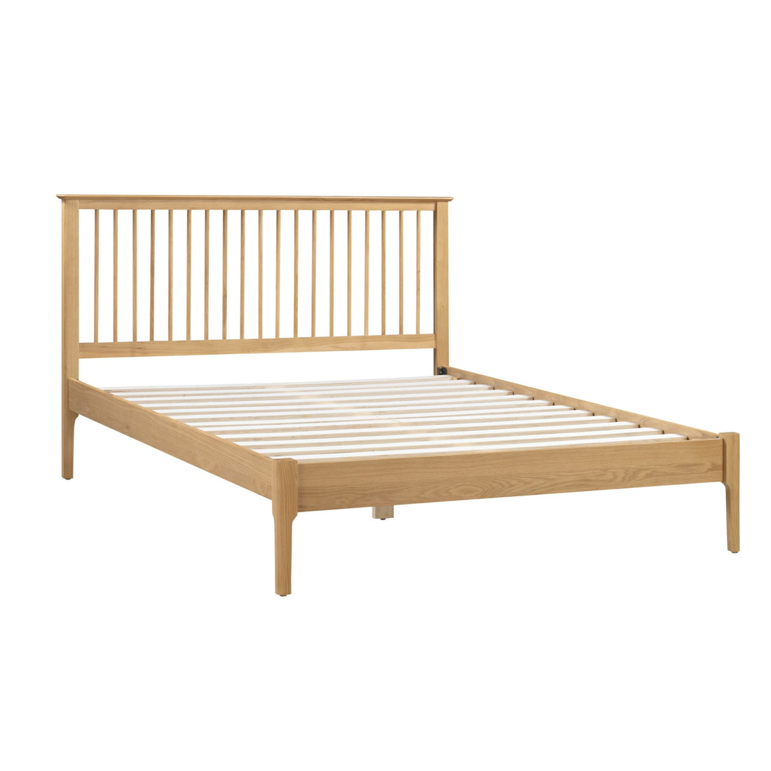 Cotswold King Size 150cm Bed Solid Oak and Oak Veneer COT106 - Havenheim Furniture