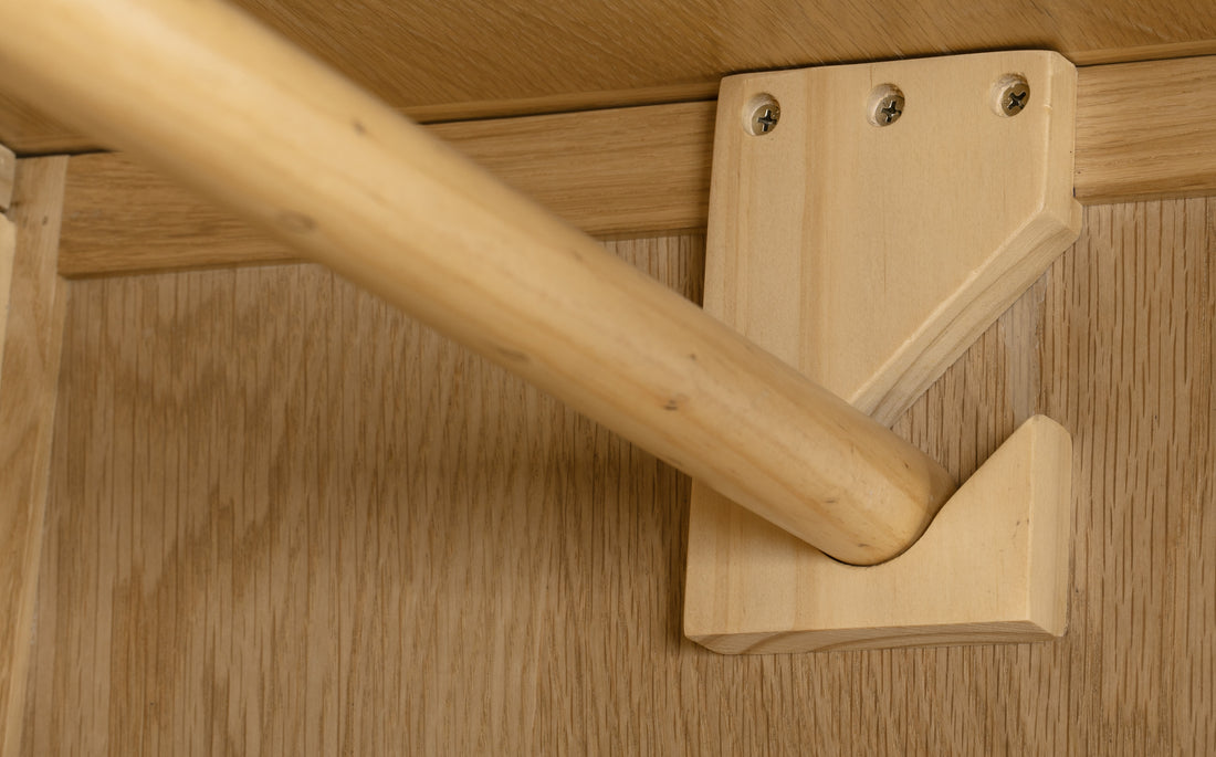 Cotswold 2 Door 1 Drawer Wardrobe COT104 - Havenheim Furniture