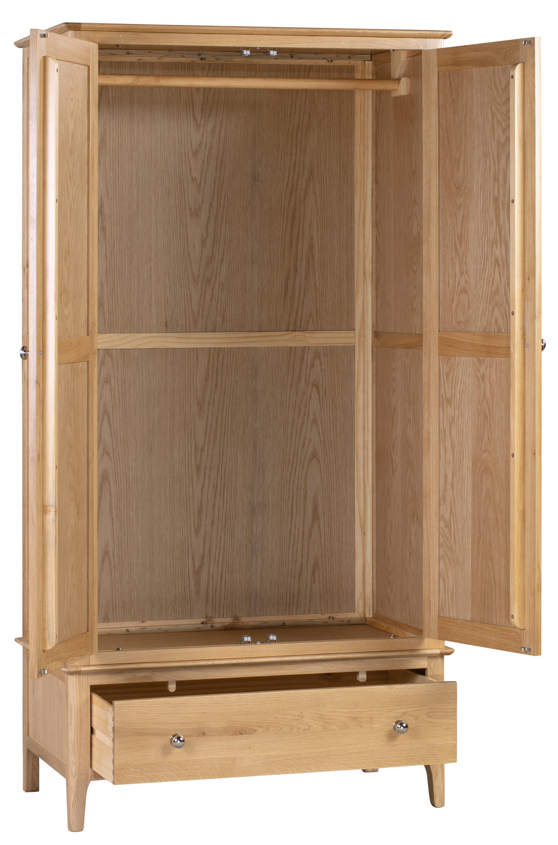 Cotswold 2 Door 1 Drawer Wardrobe COT104 - Havenheim Furniture