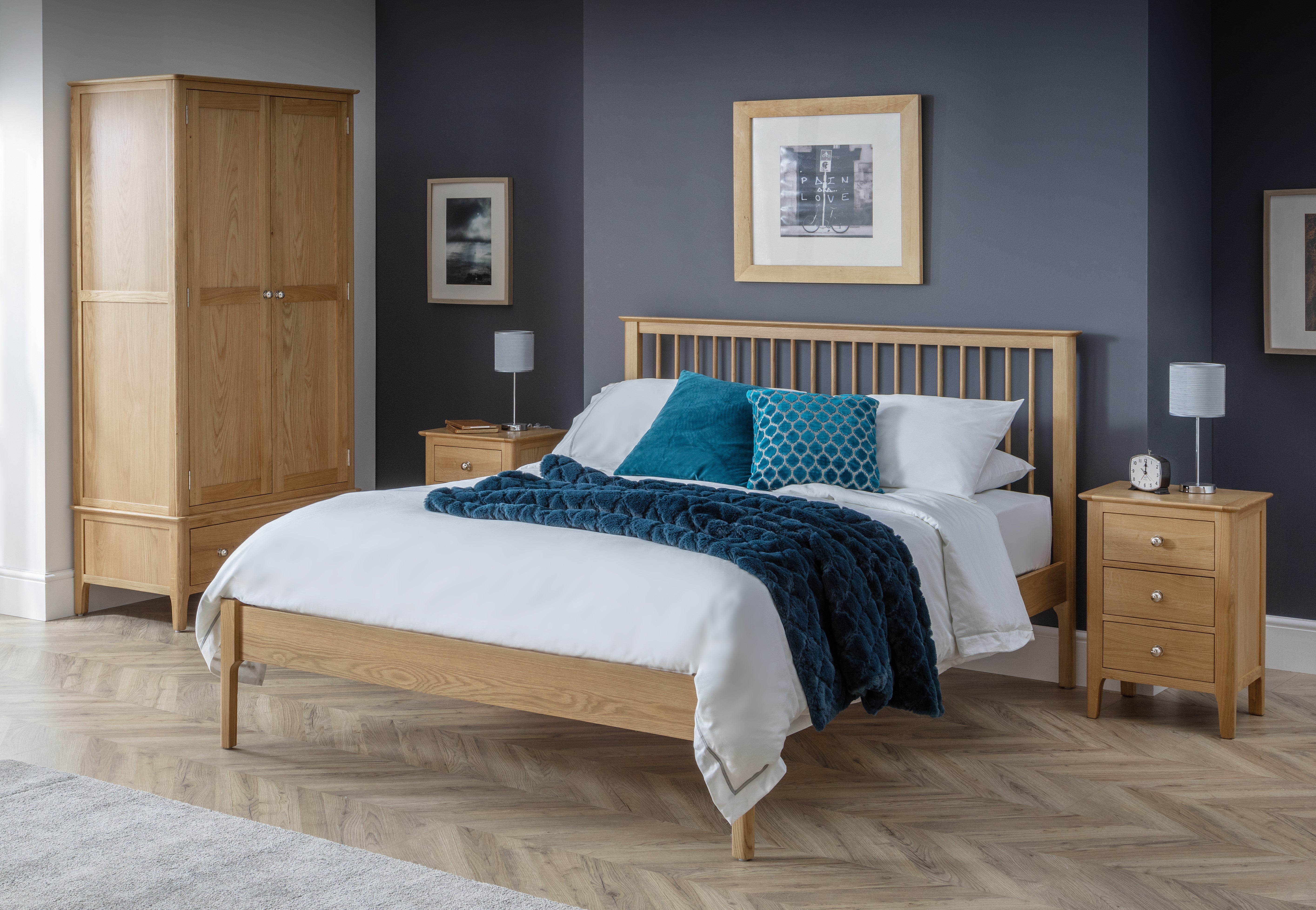 Cotswold 6 Drawer Wide Chest Solid Oak COT103 - Havenheim Furniture