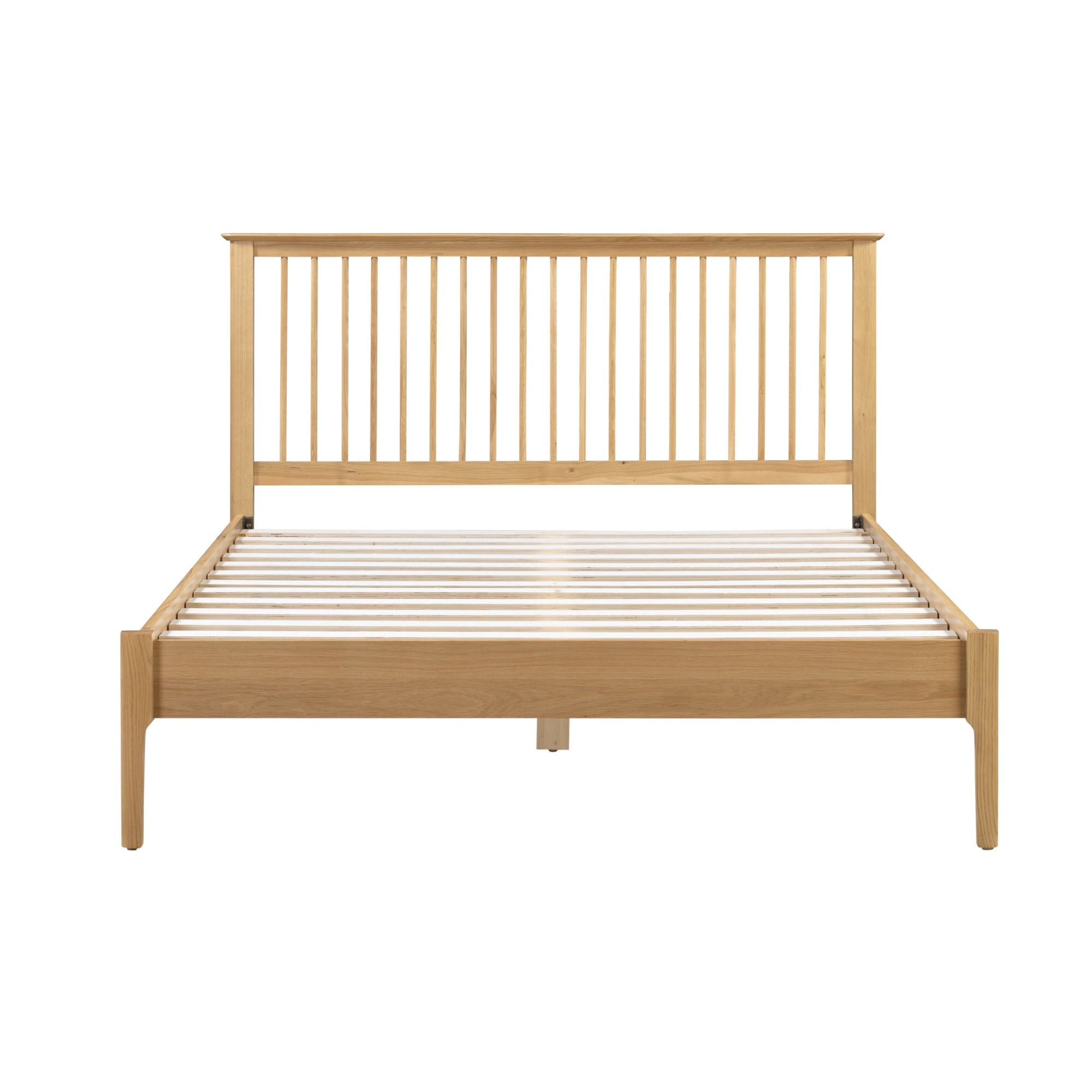 Cotswold King Size 150cm Bed Solid Oak and Oak Veneer COT106 - Havenheim Furniture