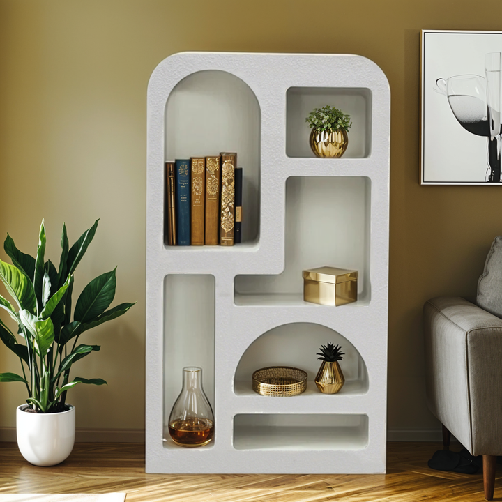 Geo Tall Geometric Bookcase GEO6 - Havenheim Furniture