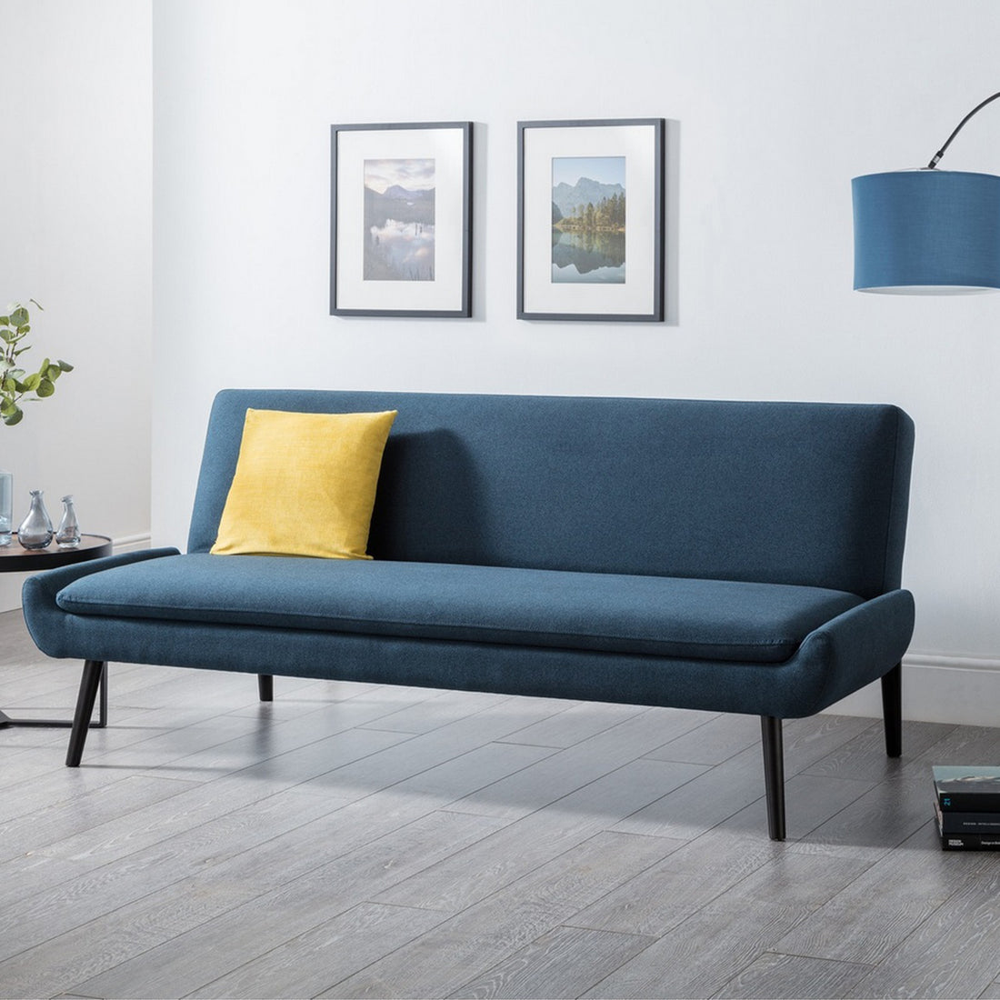 Gaudi Sofabed  Blue Linen GAU002 - Havenheim Furniture