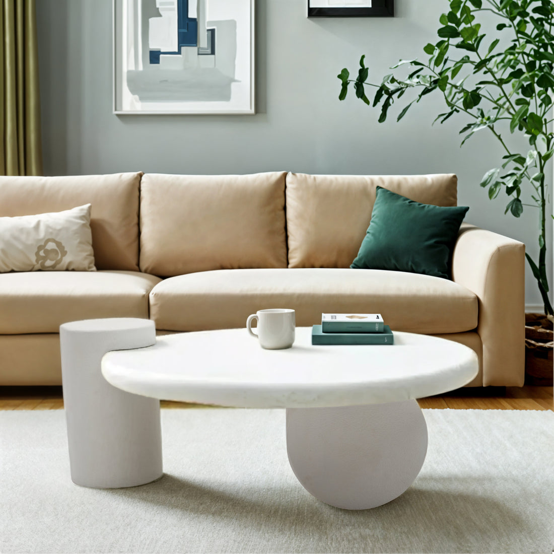 Geo Modern Abstract Coffee Table GE05 - Havenheim Furniture