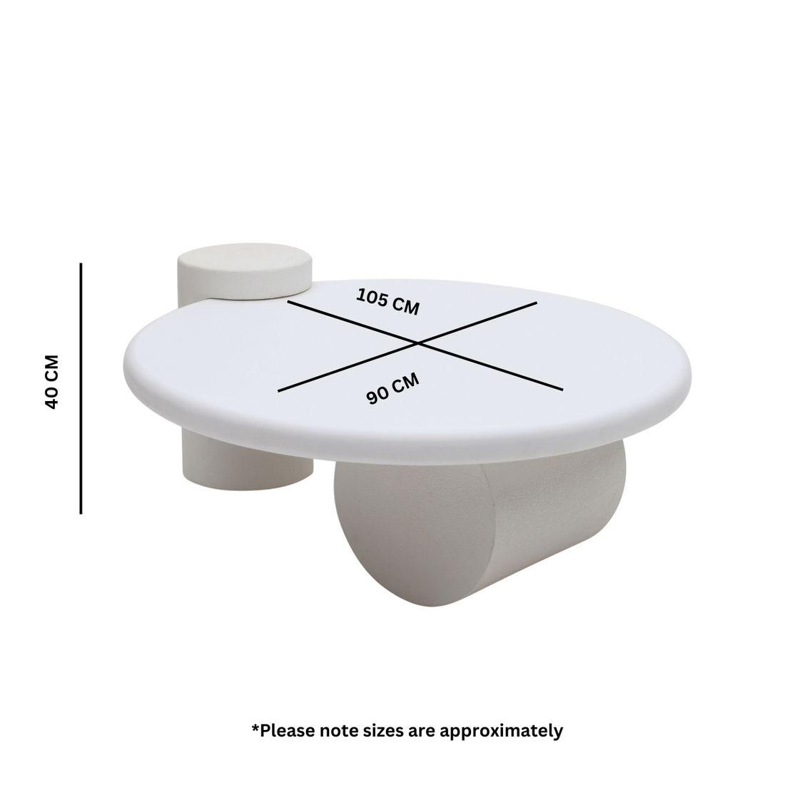 Geo Modern Abstract Coffee Table GE05 - Havenheim Furniture