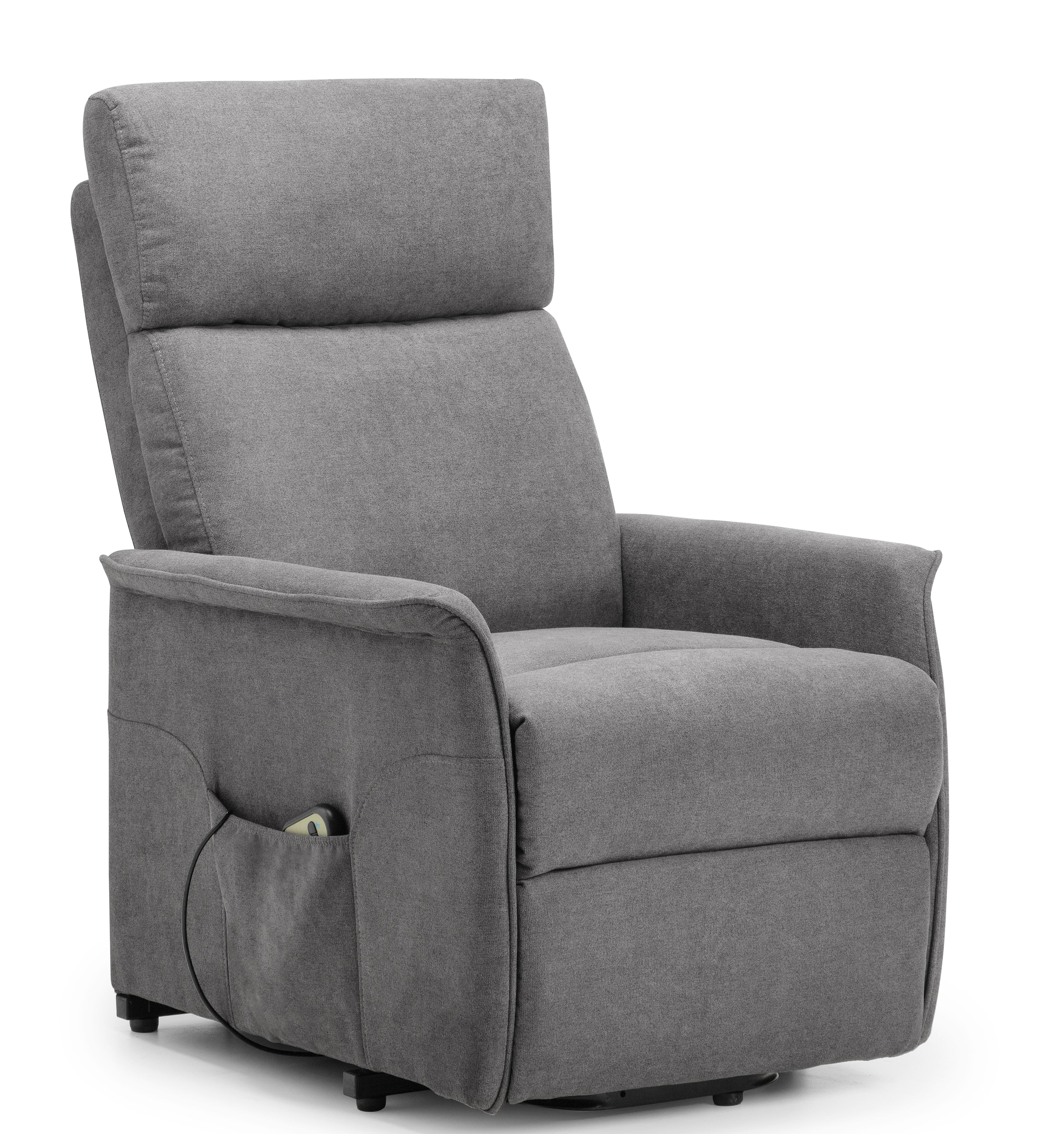 Helena Rise & Recline Chair - Charcoal Fabric HEL101 - Havenheim Furniture