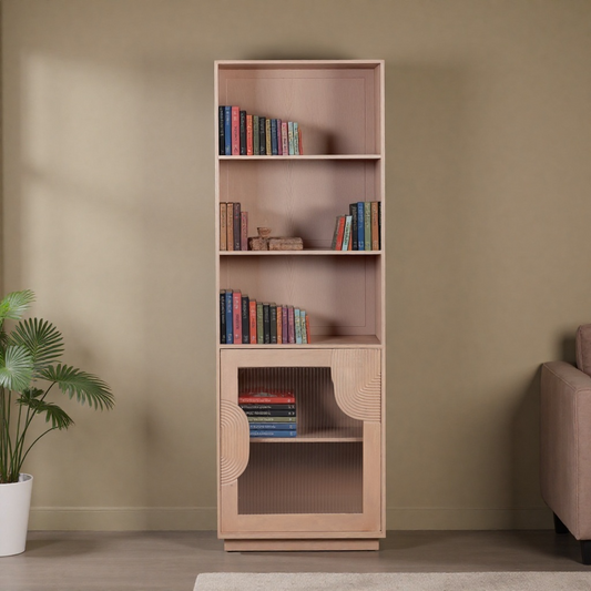 Indus Solid Wood Bookcase IND07