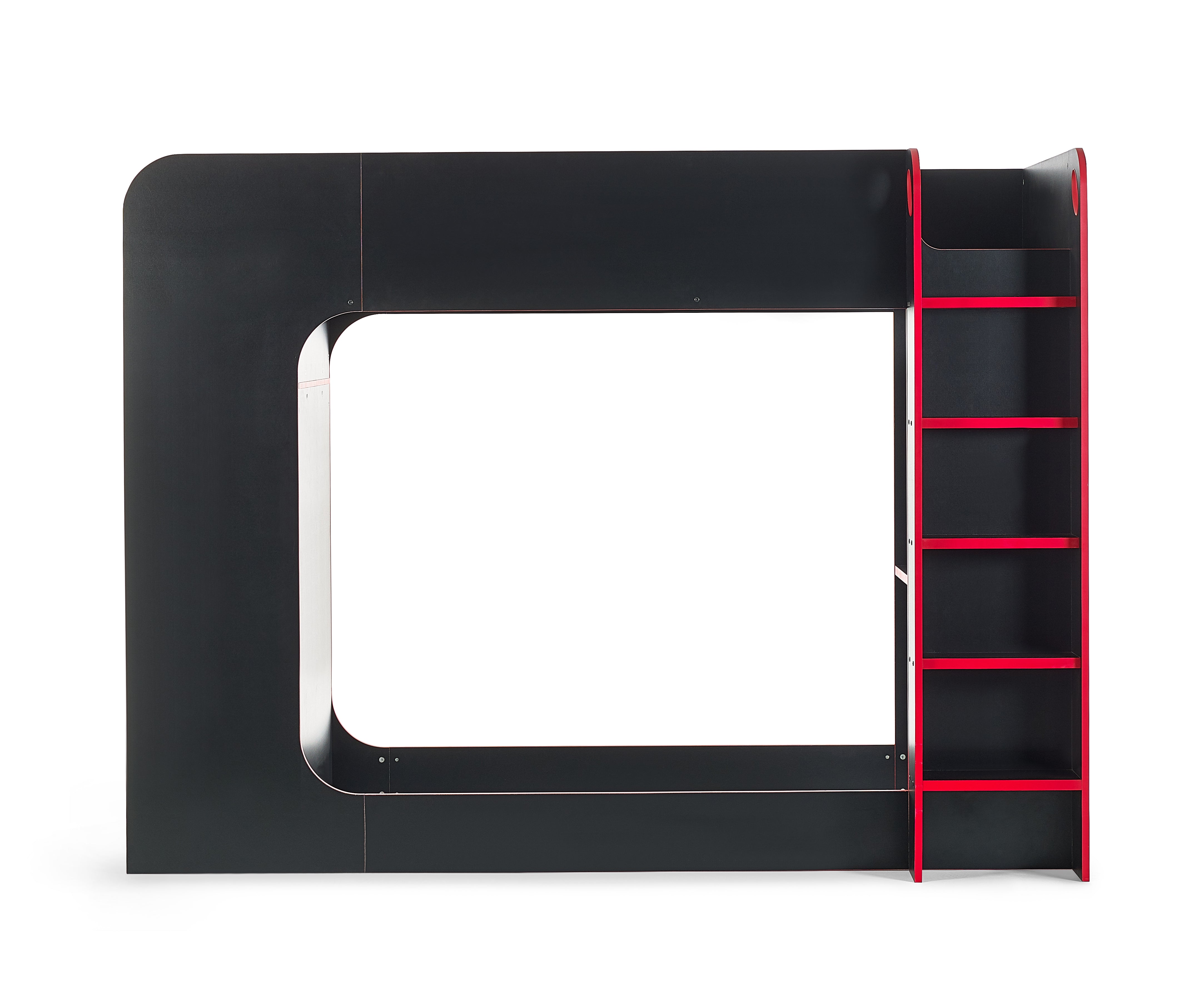 Impact Gaming Bunk Bed Black/Red IMP001 - Havenheim Furniture