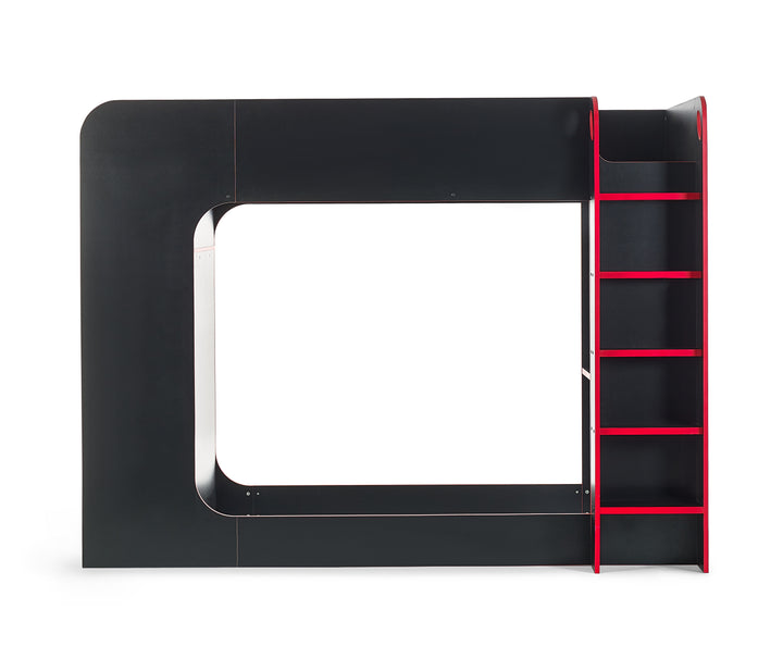 Impact Gaming Bunk Bed Black/Red IMP001 - Havenheim Furniture