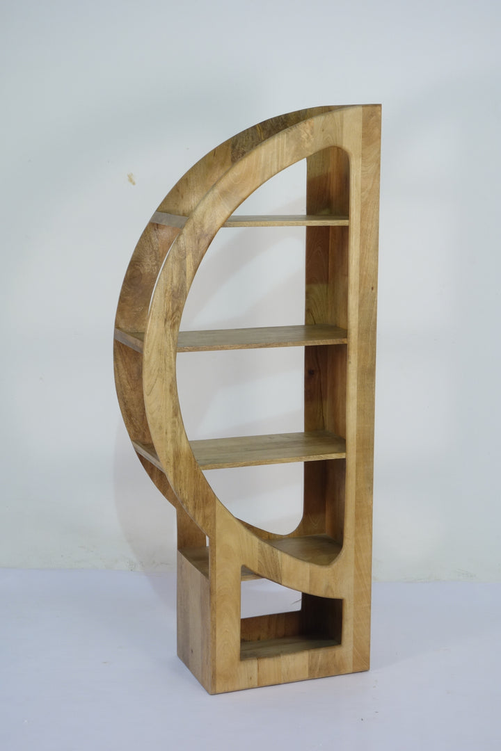 Indali Mango Wood D-Shaped Shelves 2802Q
