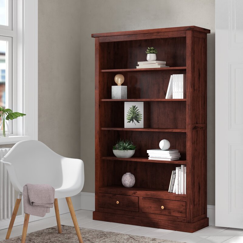 Jaipur Dark Mango Large Bookcase JM15 - Havenheim Furniture