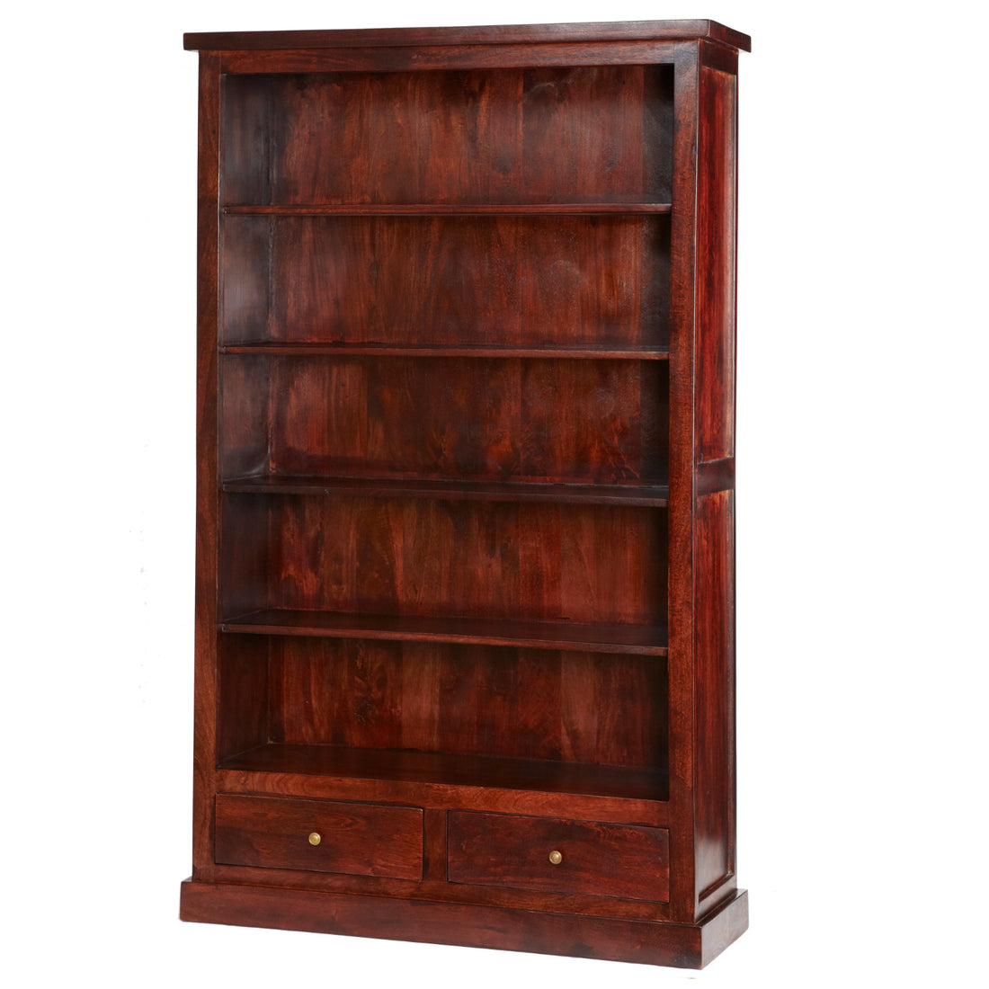 Jaipur Dark Mango Large Bookcase JM15 - Havenheim Furniture