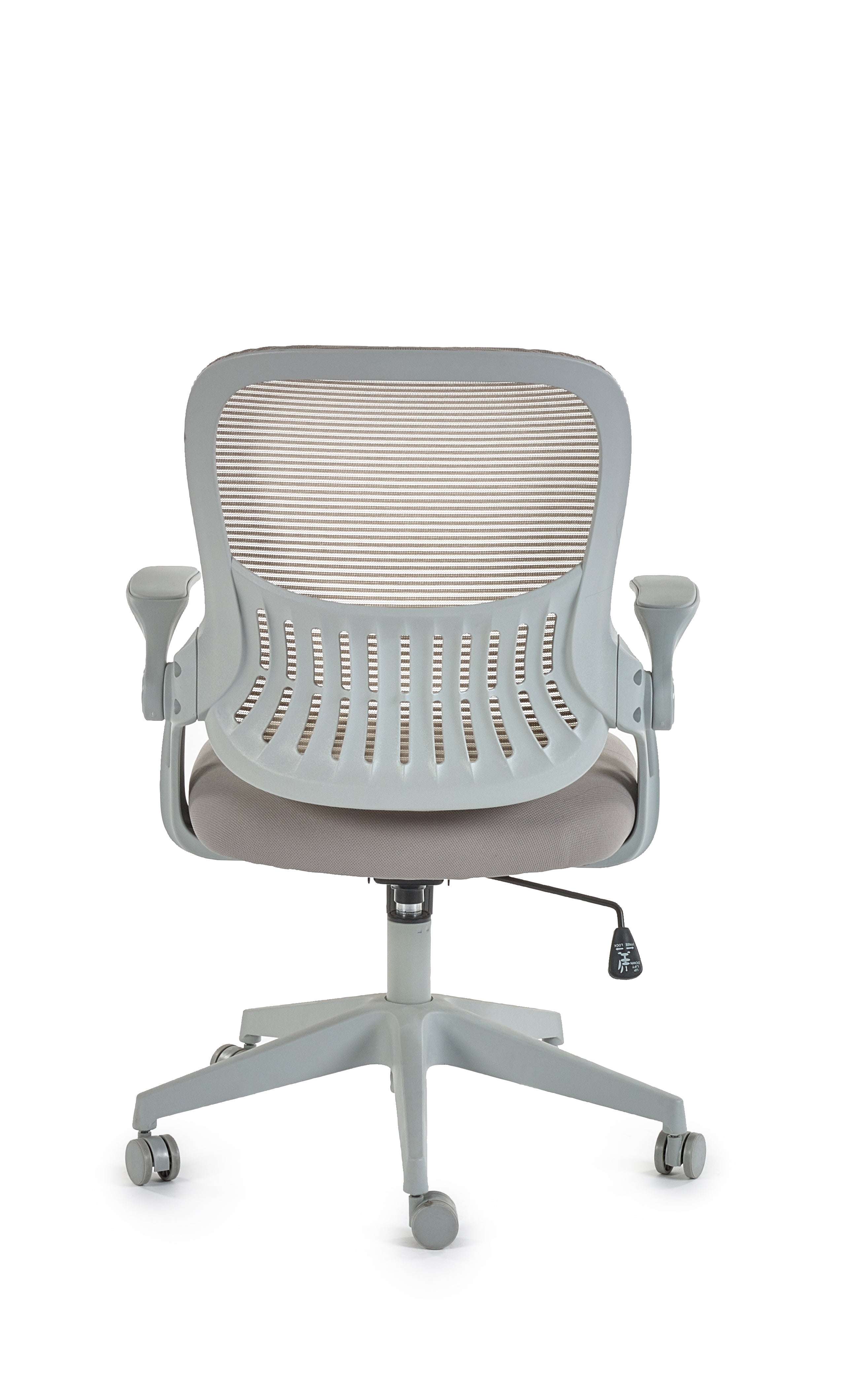 Juno Office Chair Grey Frame Grey Mesh JUN001 - Havenheim Furniture