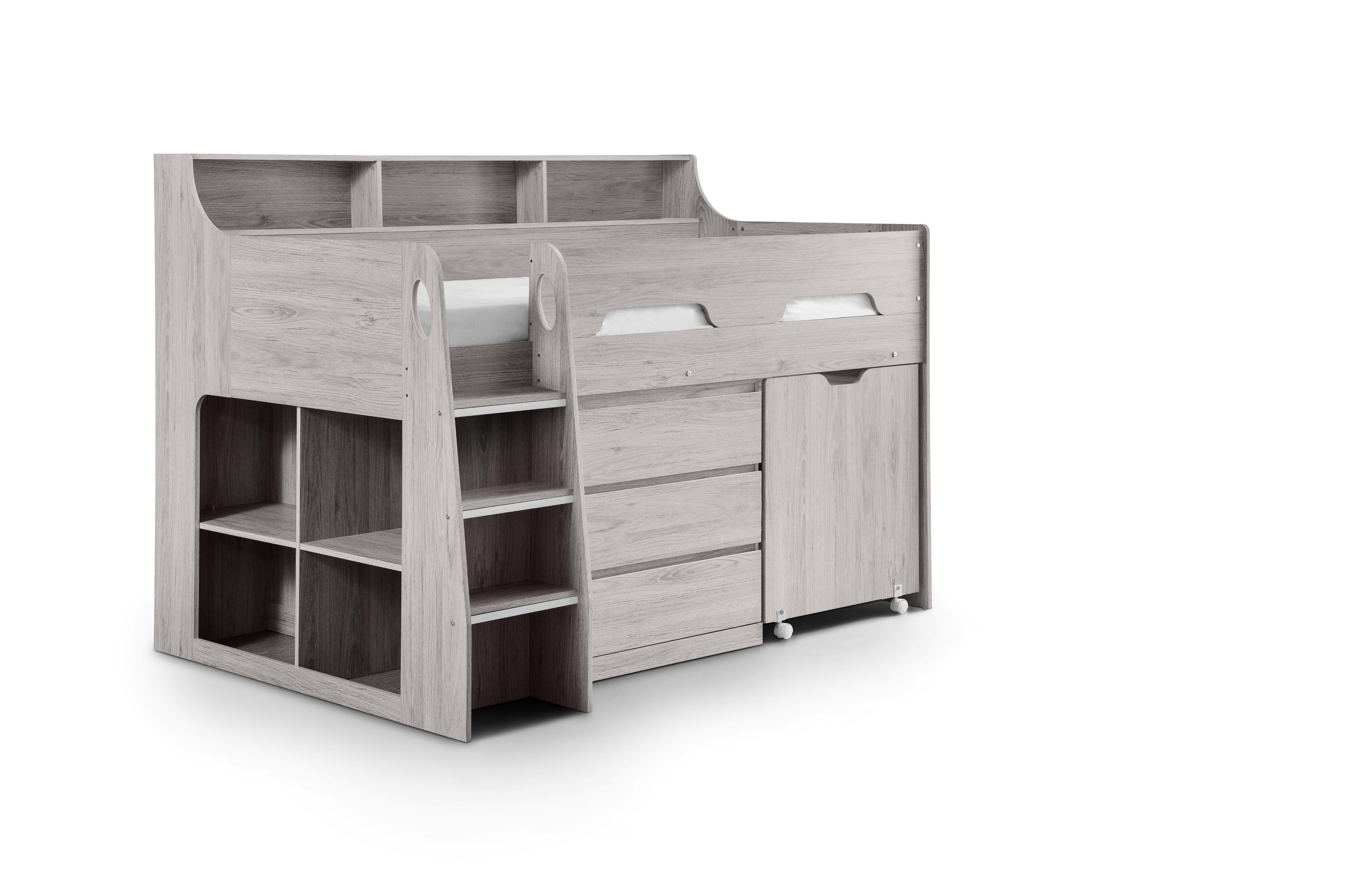 Jupiter Midsleeper Grey Oak JUP102 - Havenheim Furniture