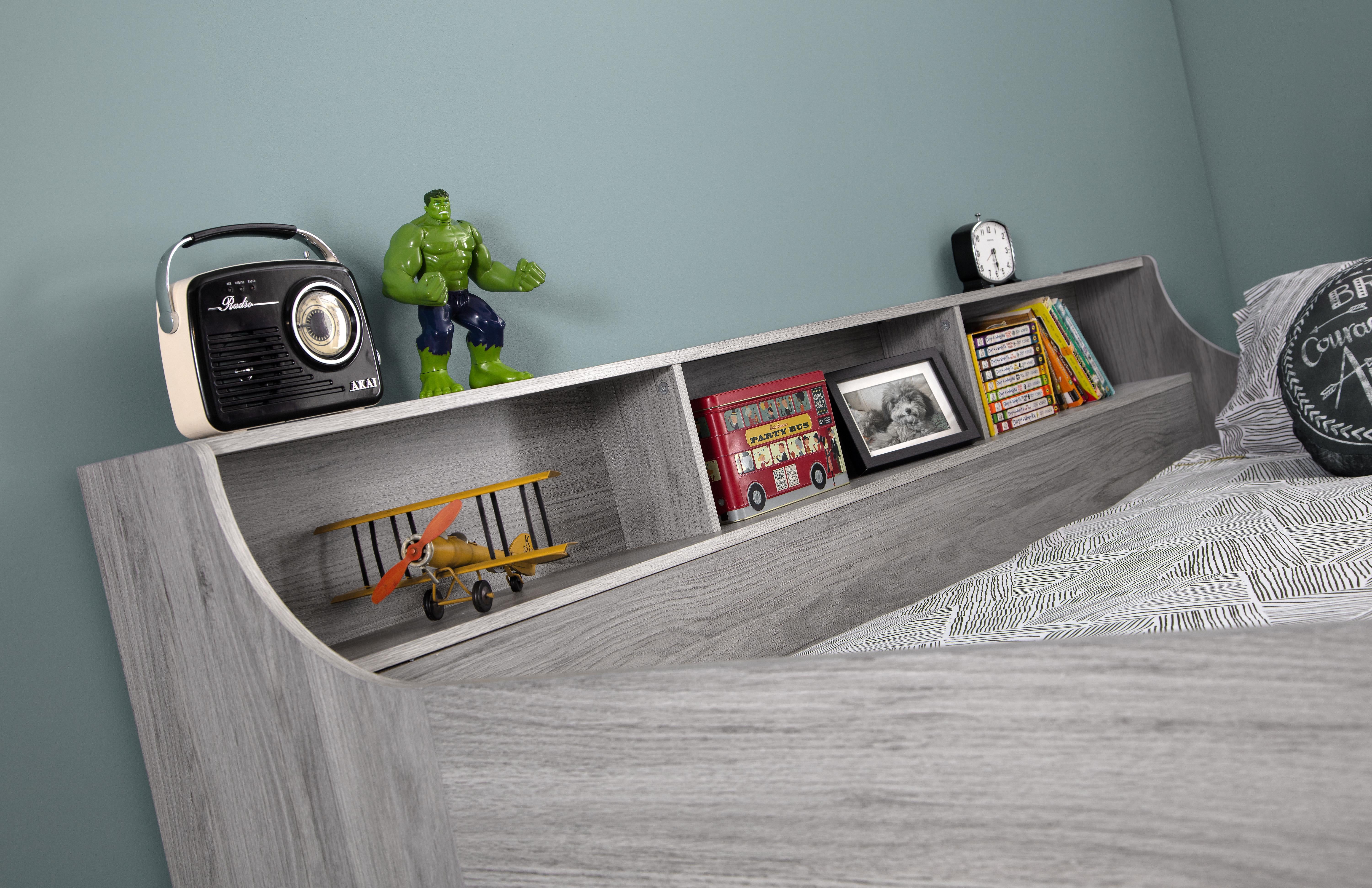 Jupiter Midsleeper Grey Oak JUP102 - Havenheim Furniture