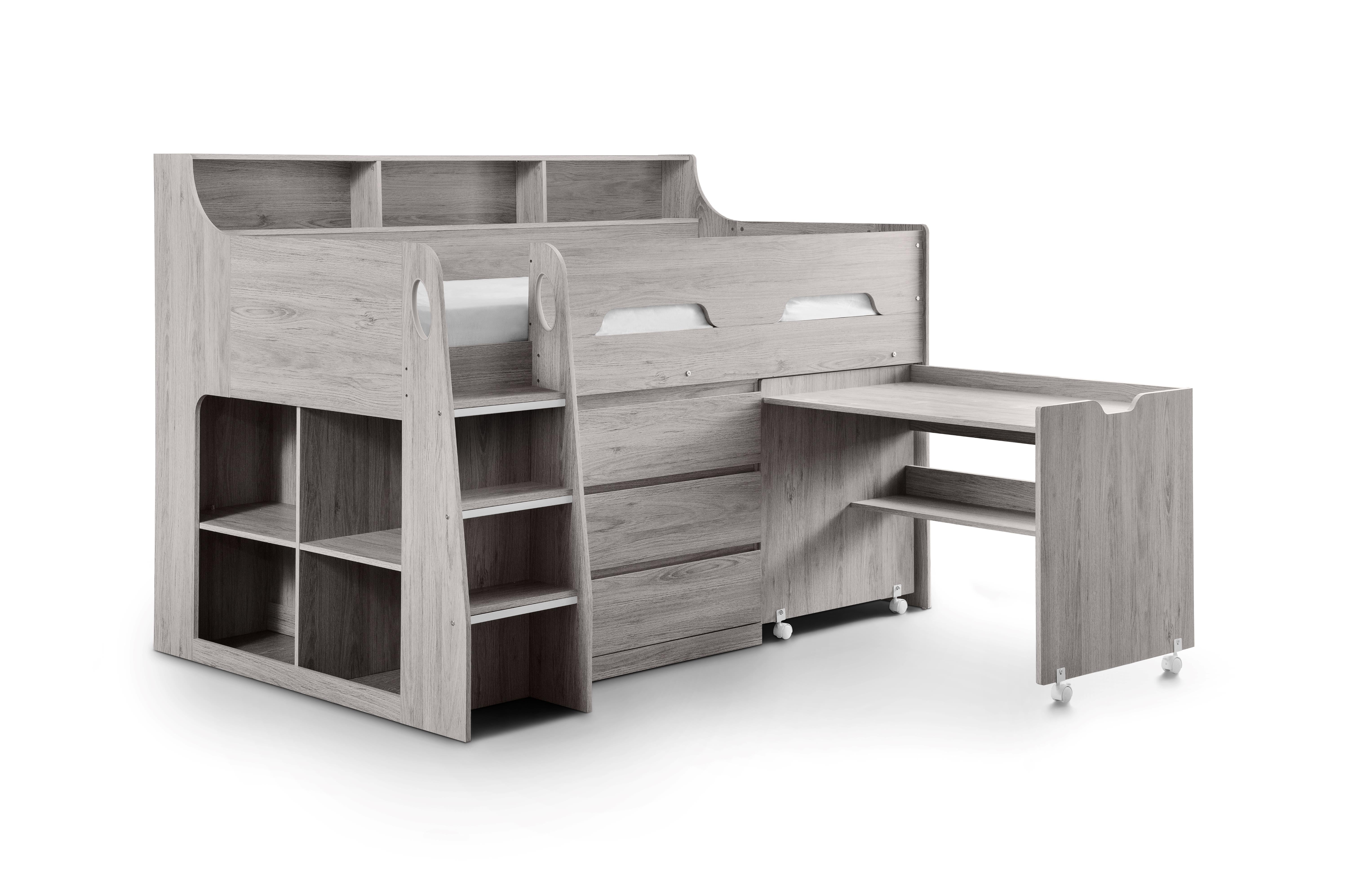 Jupiter Midsleeper Grey Oak JUP102 - Havenheim Furniture