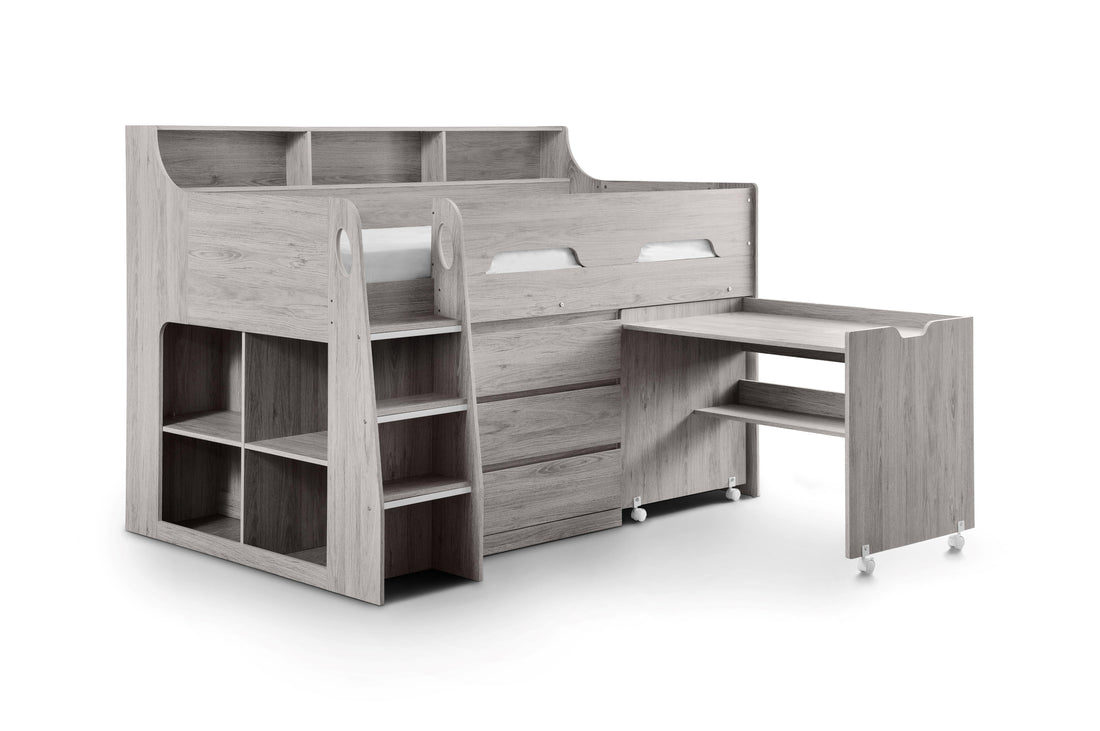 Jupiter Midsleeper Grey Oak JUP102 - Havenheim Furniture