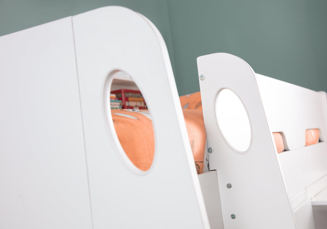 Jupiter Midsleeper White JUP101 - Havenheim Furniture