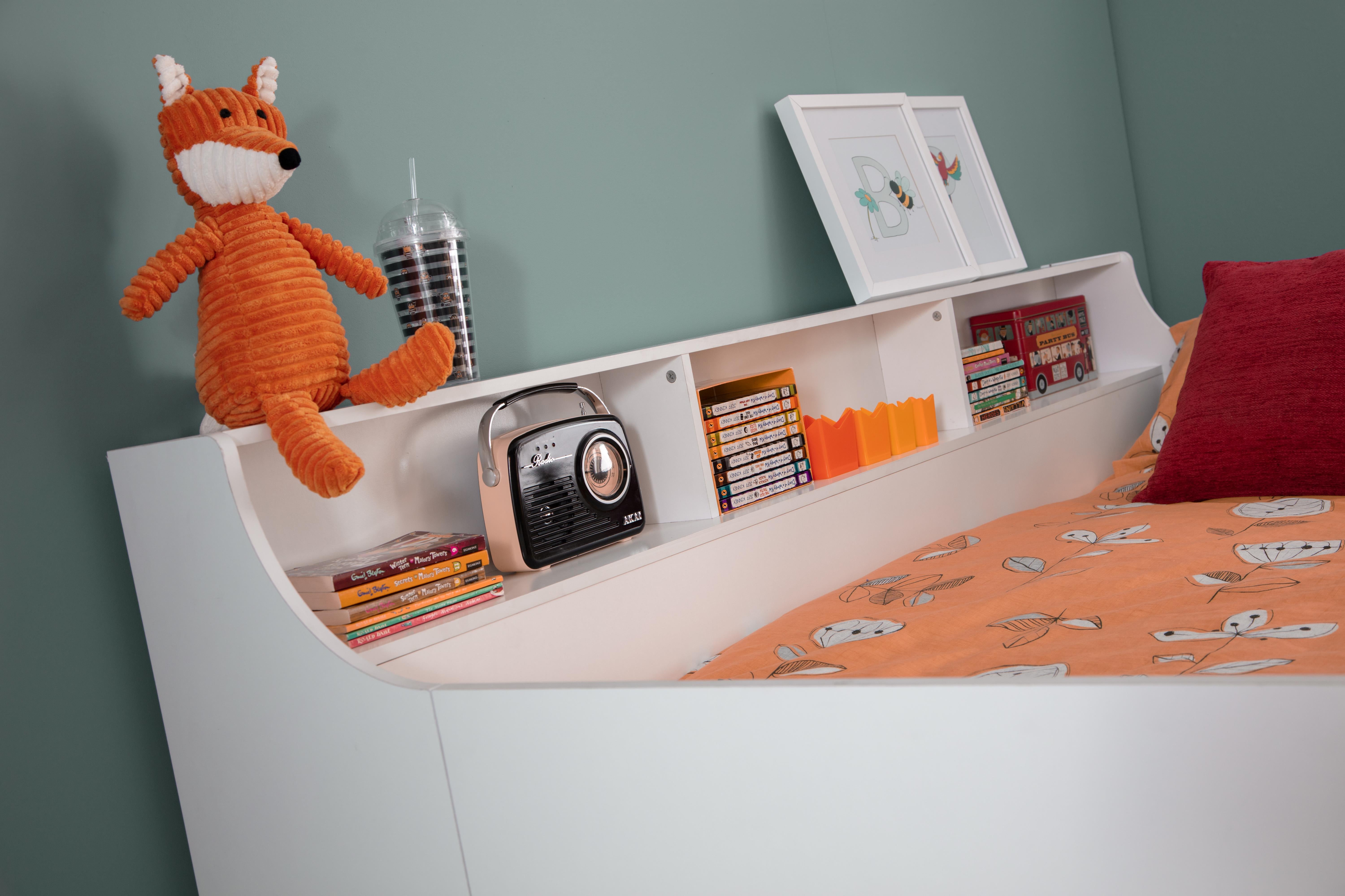 Jupiter Midsleeper White JUP101 - Havenheim Furniture