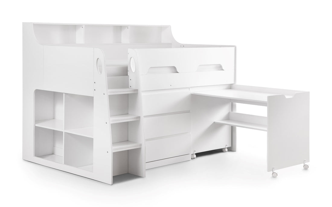 Jupiter Midsleeper White JUP101 - Havenheim Furniture