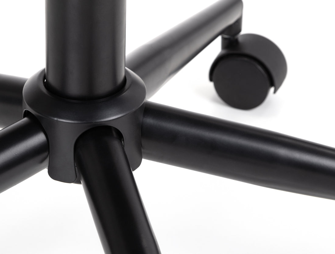 Kahlo Velvet Swivel Office Chair - Grey/Black KAH002 - Havenheim Furniture