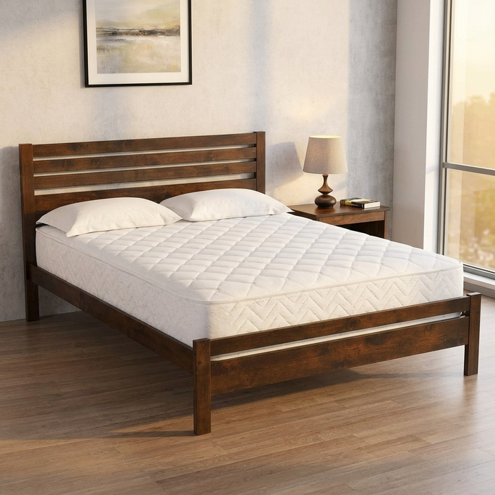 Kensington Double 135cm Mattress Pocket Sprung - White DOUBKENS - Havenheim Furniture