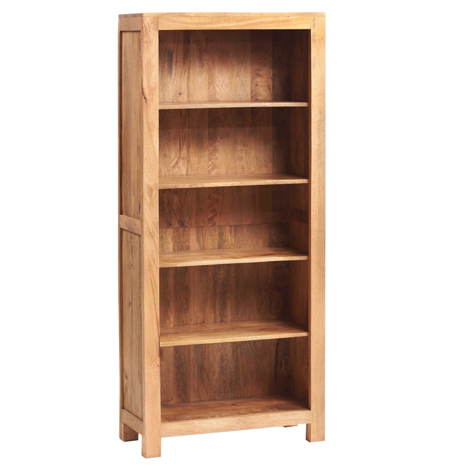 Toko Light Mango Large Open Bookcase LM20 - Havenheim Furniture