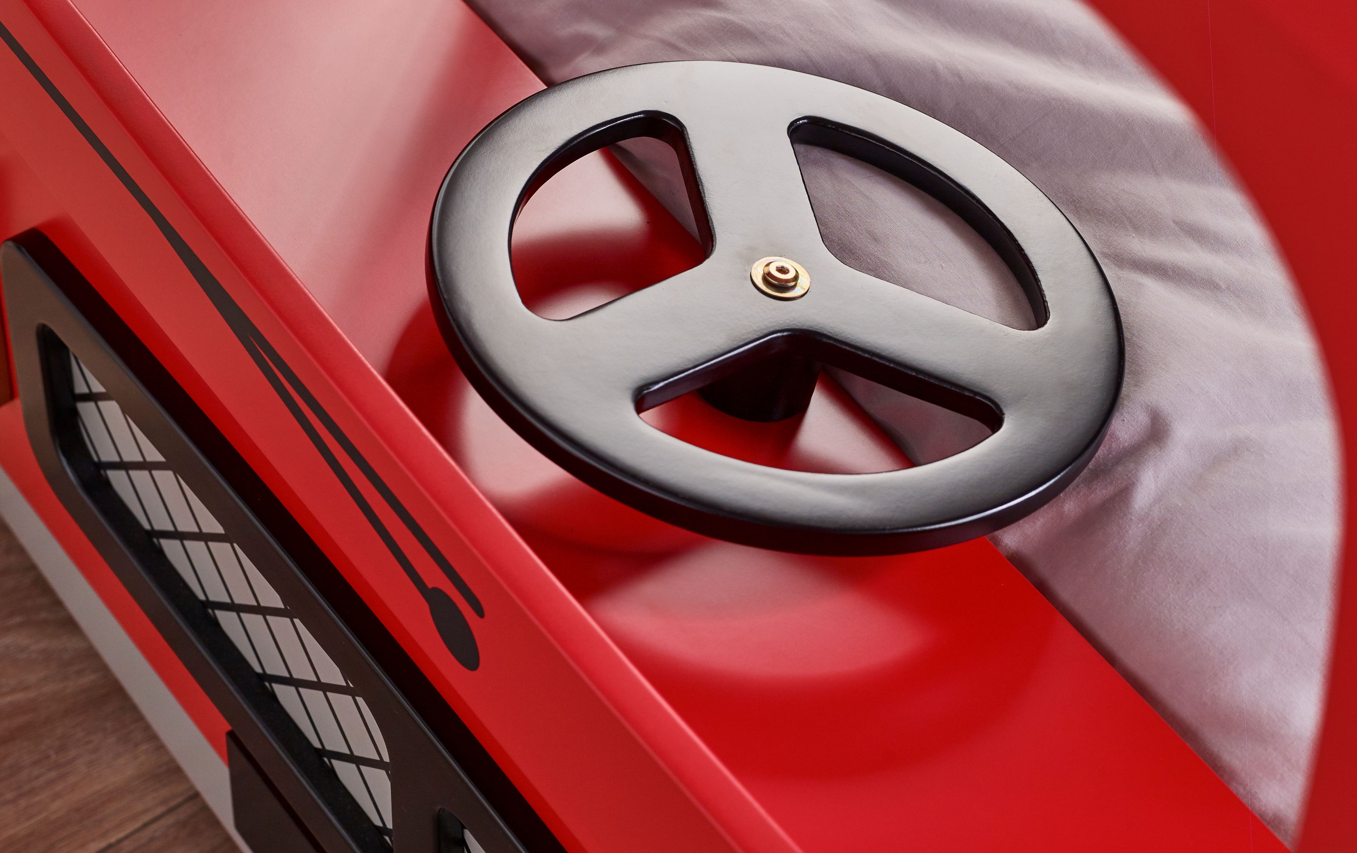 London Bus Bunk Bed 90cm Single - Red LON001 - Havenheim Furniture