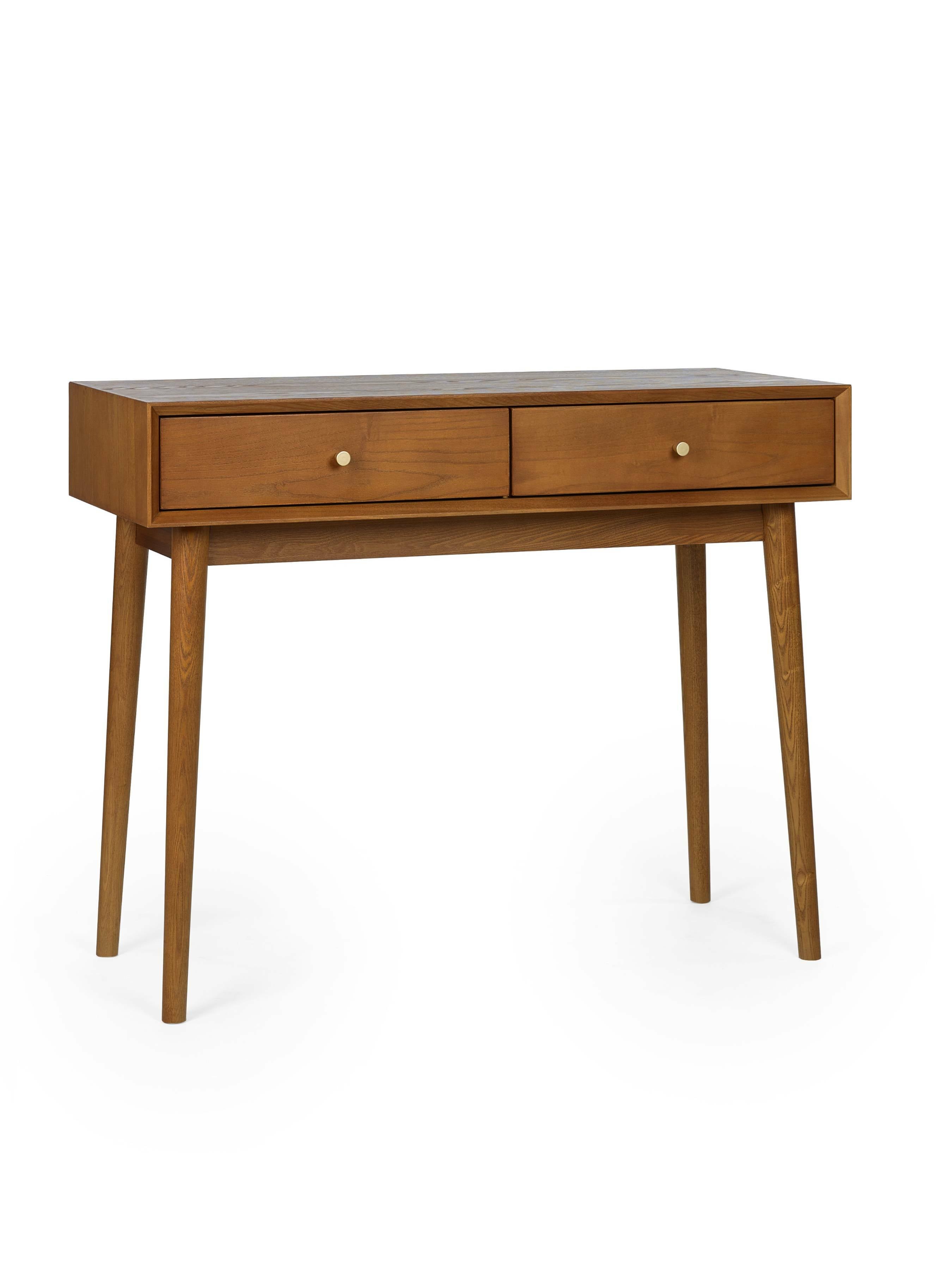 Lowry Writing Desk With 2 Drawers - LOW006 - Havenheim Furniture