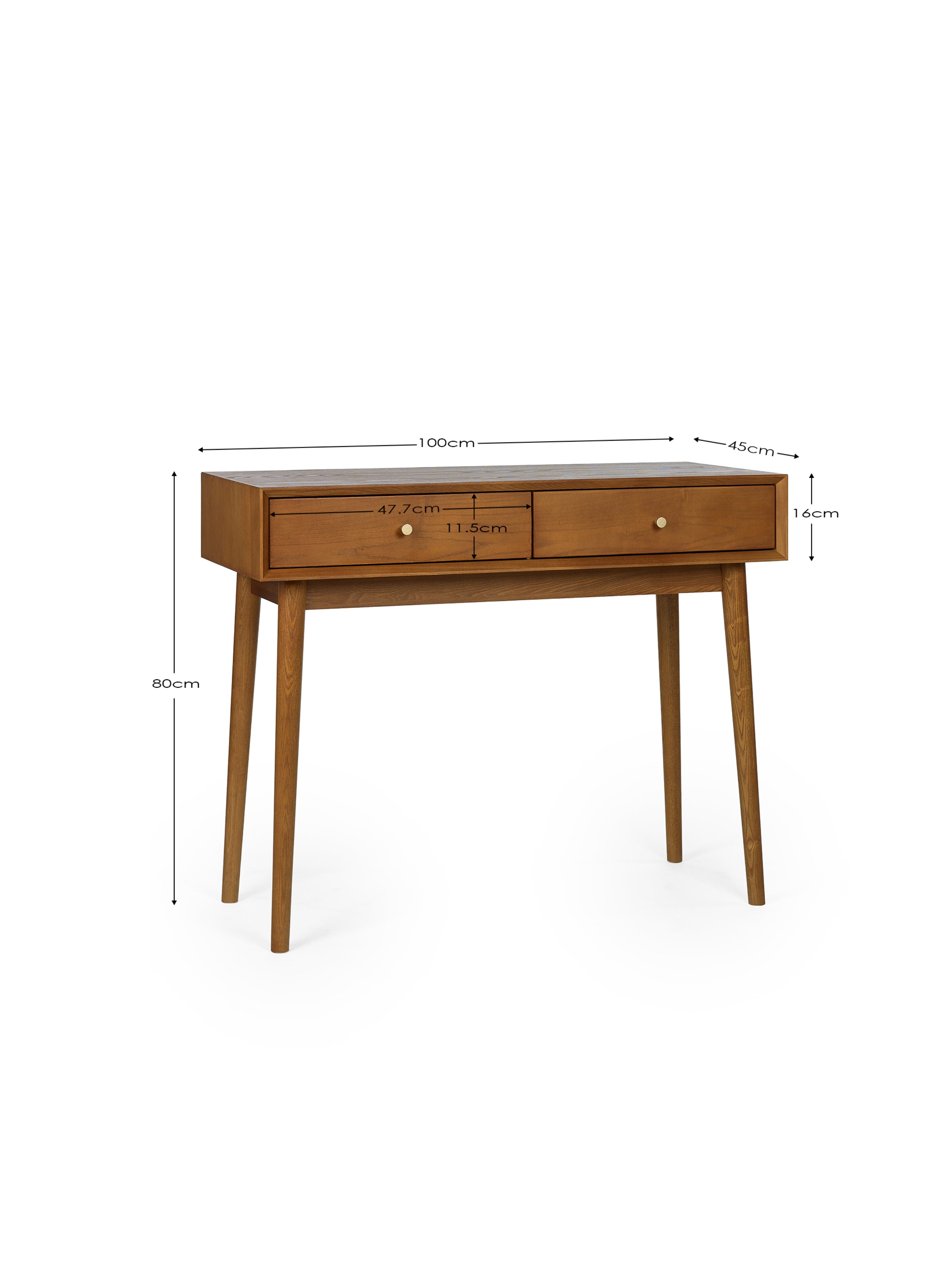 Lowry Writing Desk With 2 Drawers - LOW006 - Havenheim Furniture