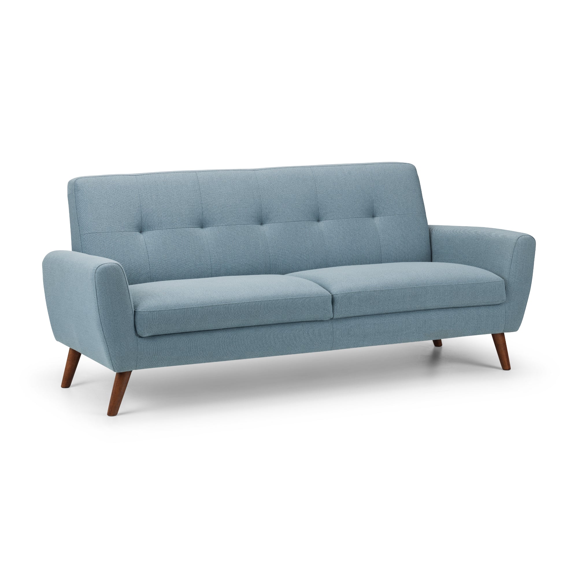 Monza 3 Seater Compact Retro Sofa - Blue MON512 - Havenheim Furniture