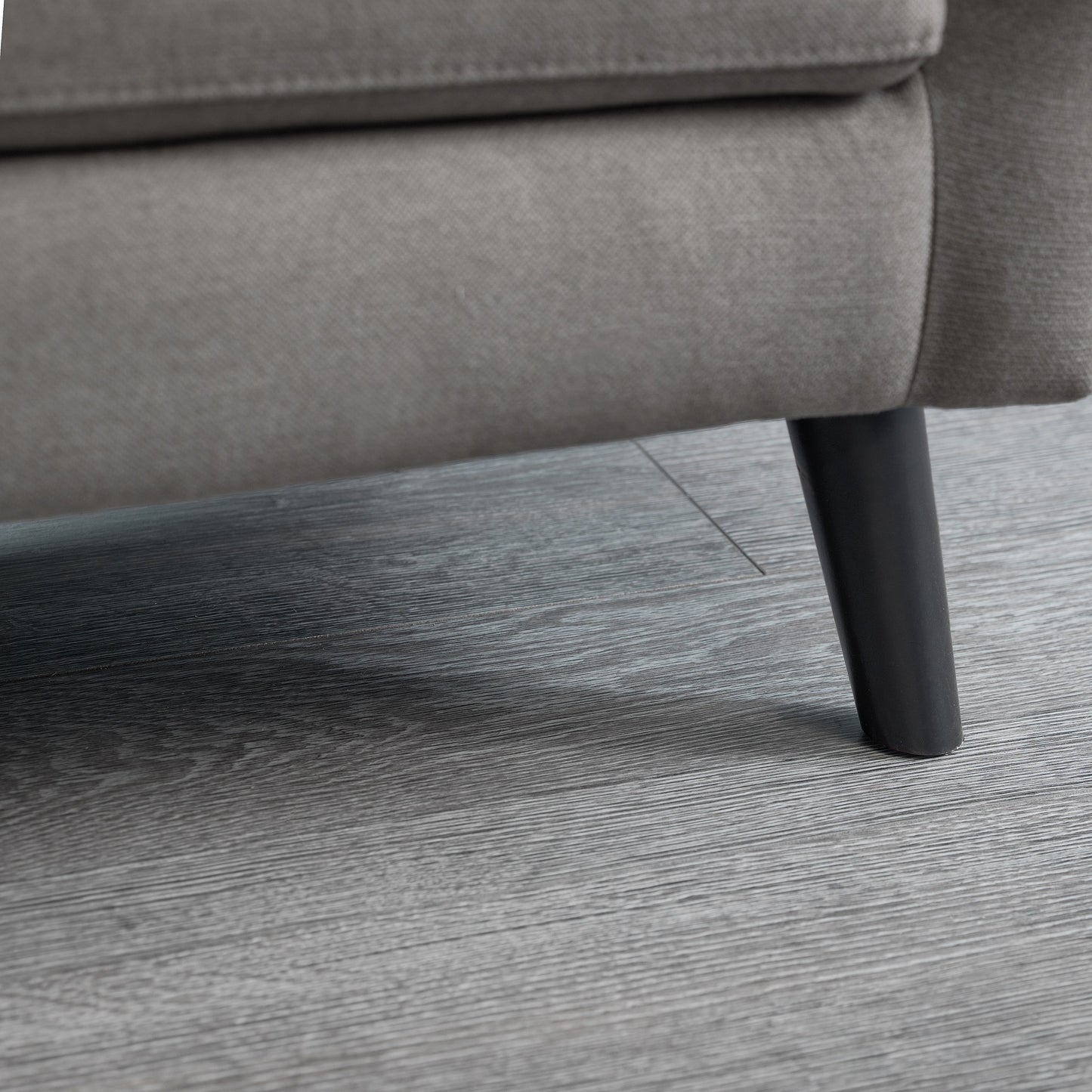 MONZA 3 SEATER COMPACT RETRO SOFA - GREY Timber Frame With Foam And Fabric Upholstery MON502 - Havenheim Furniture