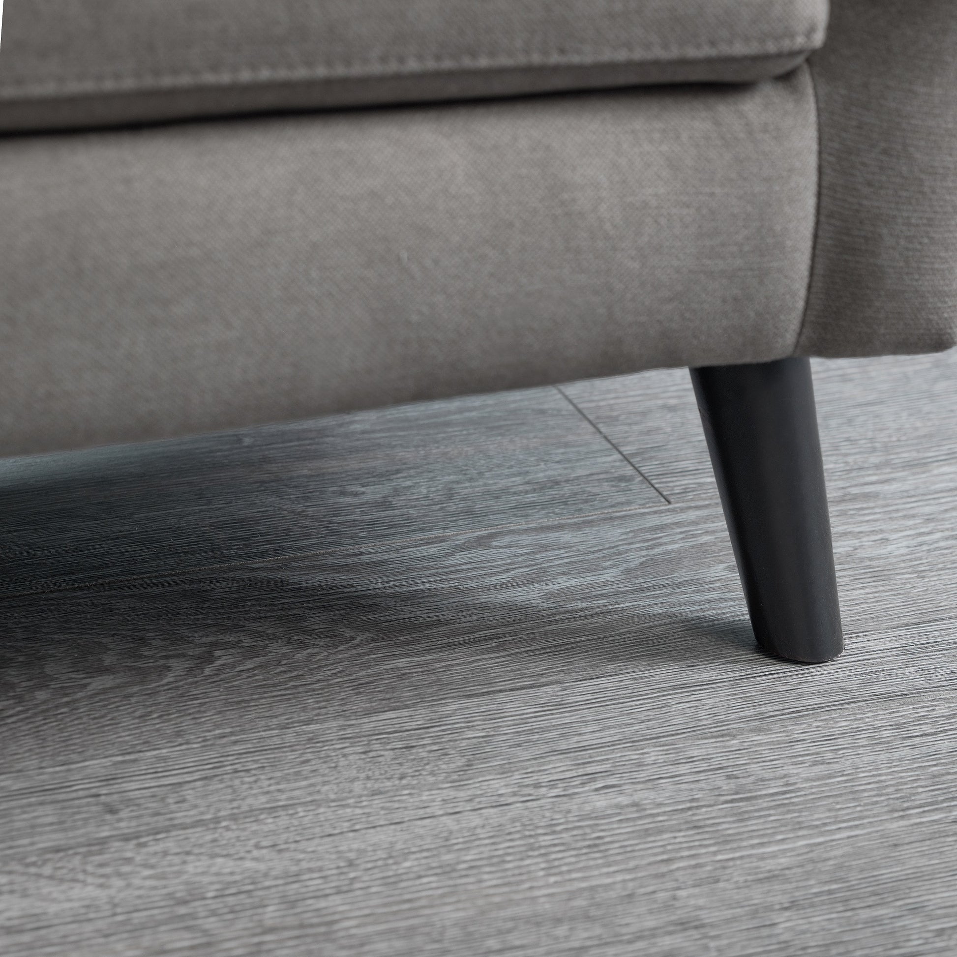 MONZA 3 SEATER COMPACT RETRO SOFA - GREY Timber Frame With Foam And Fabric Upholstery MON502 - Havenheim Furniture