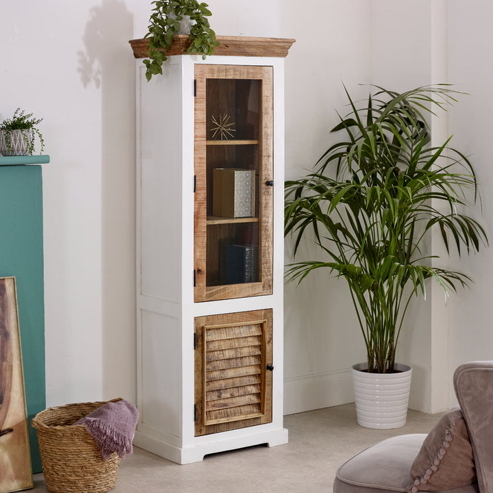 Alfie Mango Wood Bookcase/Display Cabinet
