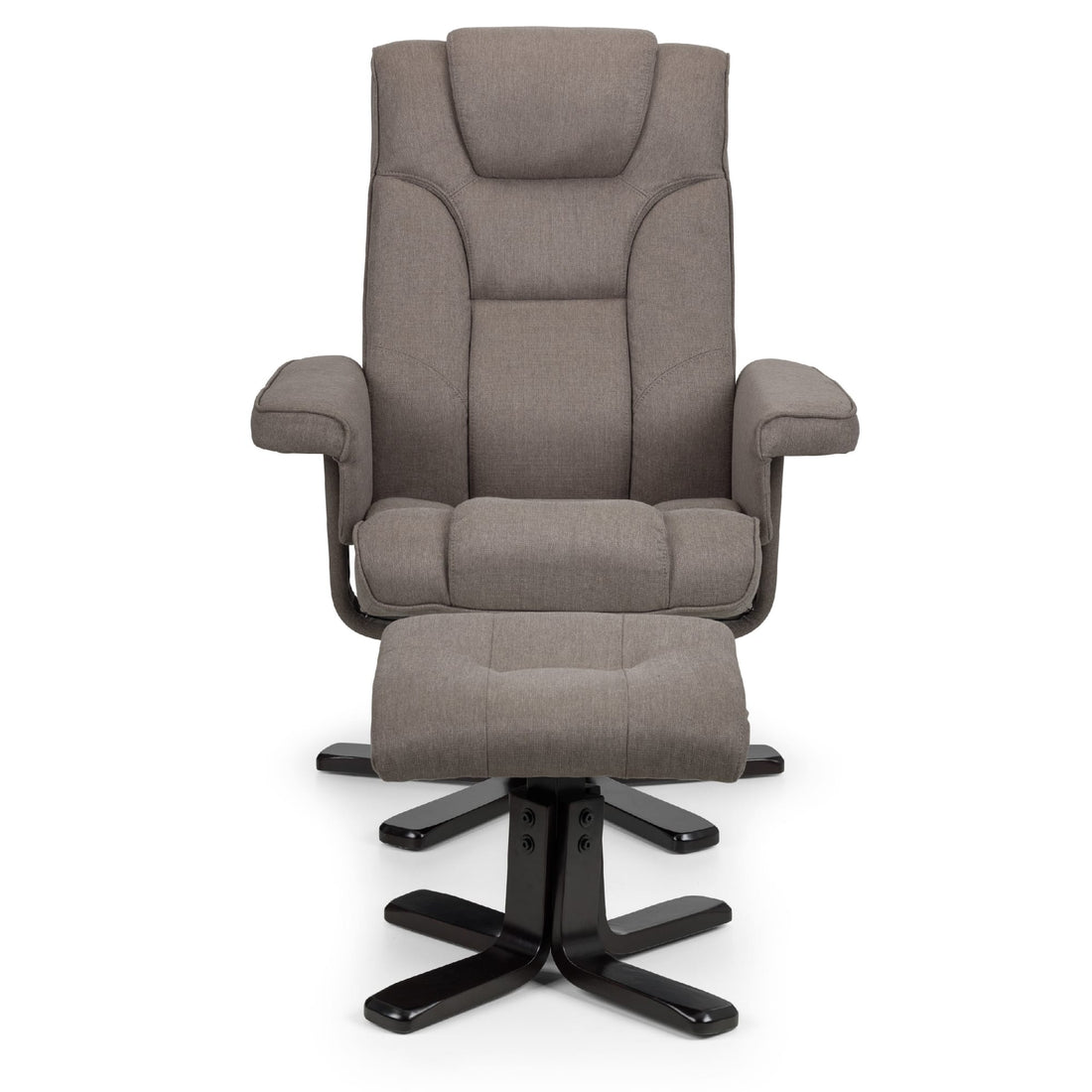 Malmo Swivel Recliner & Stool - Grey MAL007 - Havenheim Furniture