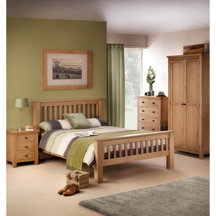 Marlborough 4+2 Drawer Chest Solid White Oak MAR204 - Havenheim Furniture
